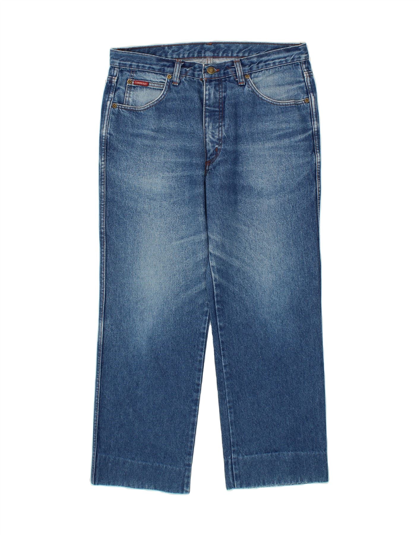 image of CARRERA Mens Straight Jeans W36 L26 Blue Cotton