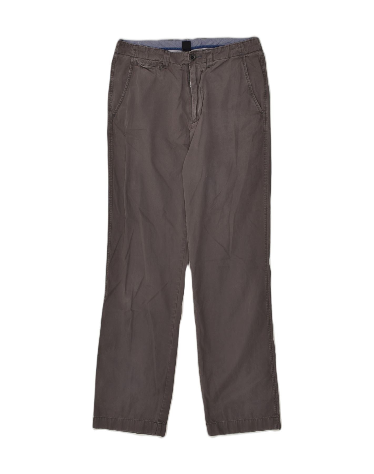 image of J. CREW Mens Straight Chino Trousers W30 L32 Grey Cotton