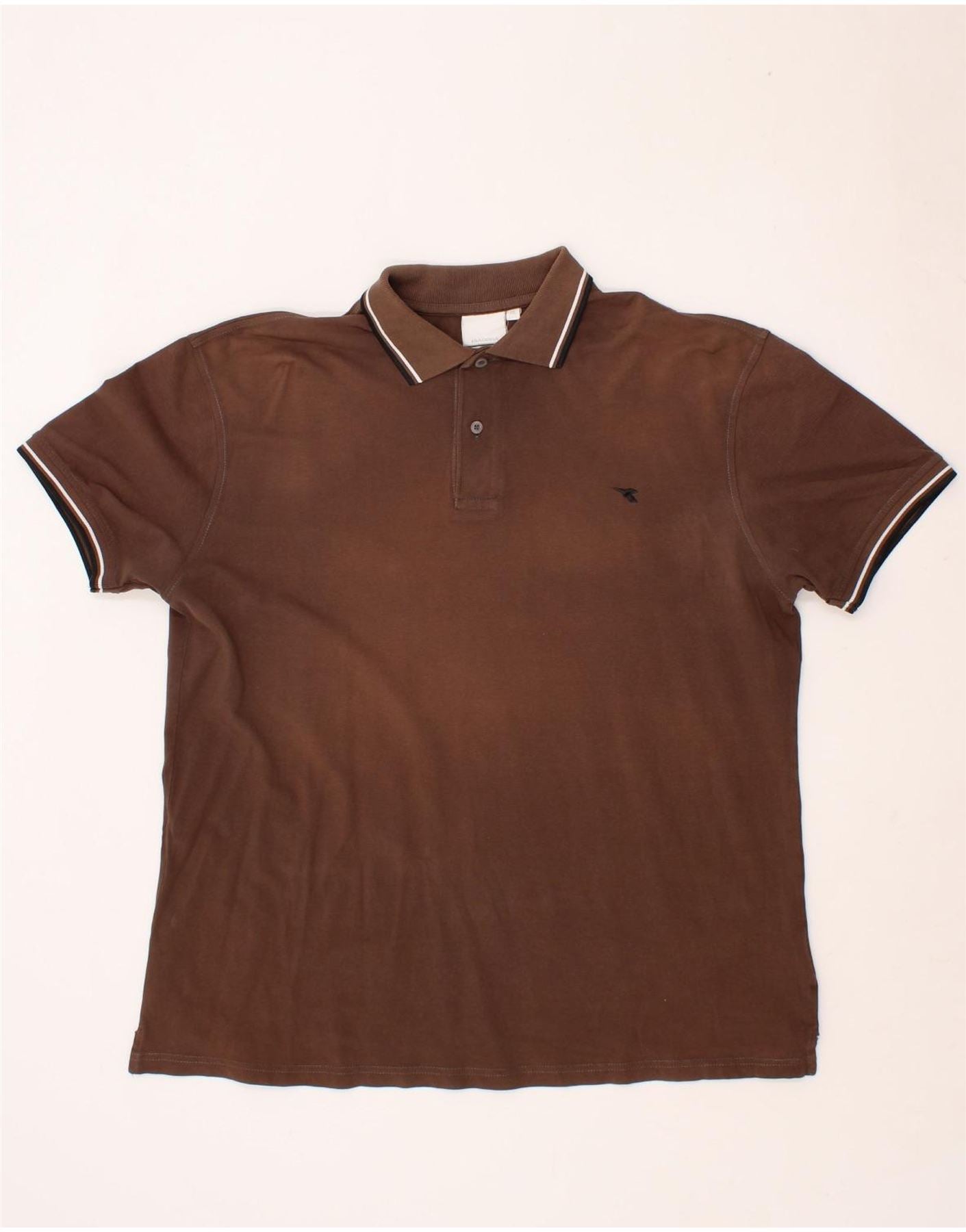 image of DIADORA Mens Polo Shirt XL Brown