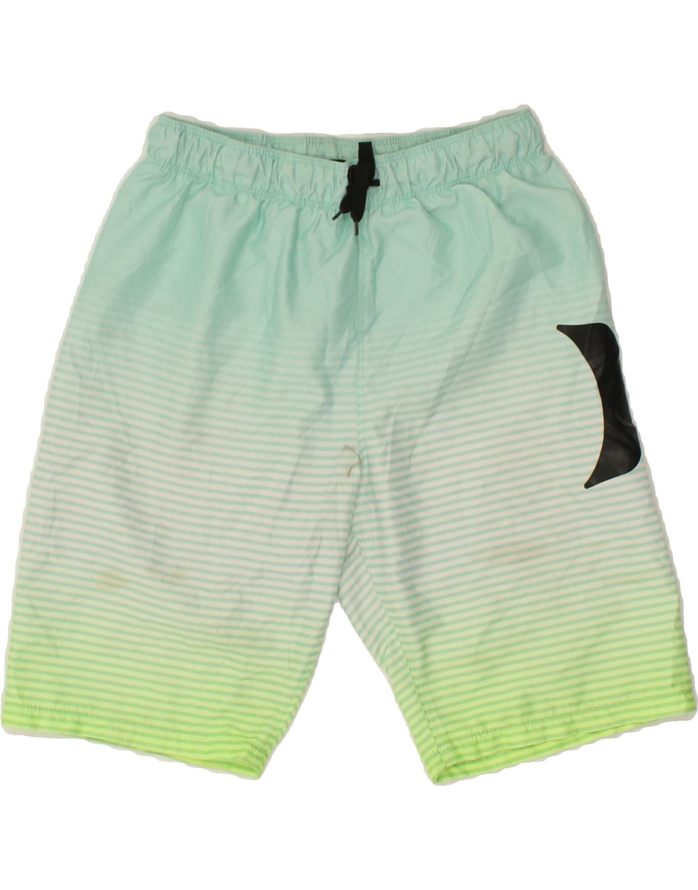 image of HURLEY Boys Sport Shorts 14-15 Years Turquoise Colourblock