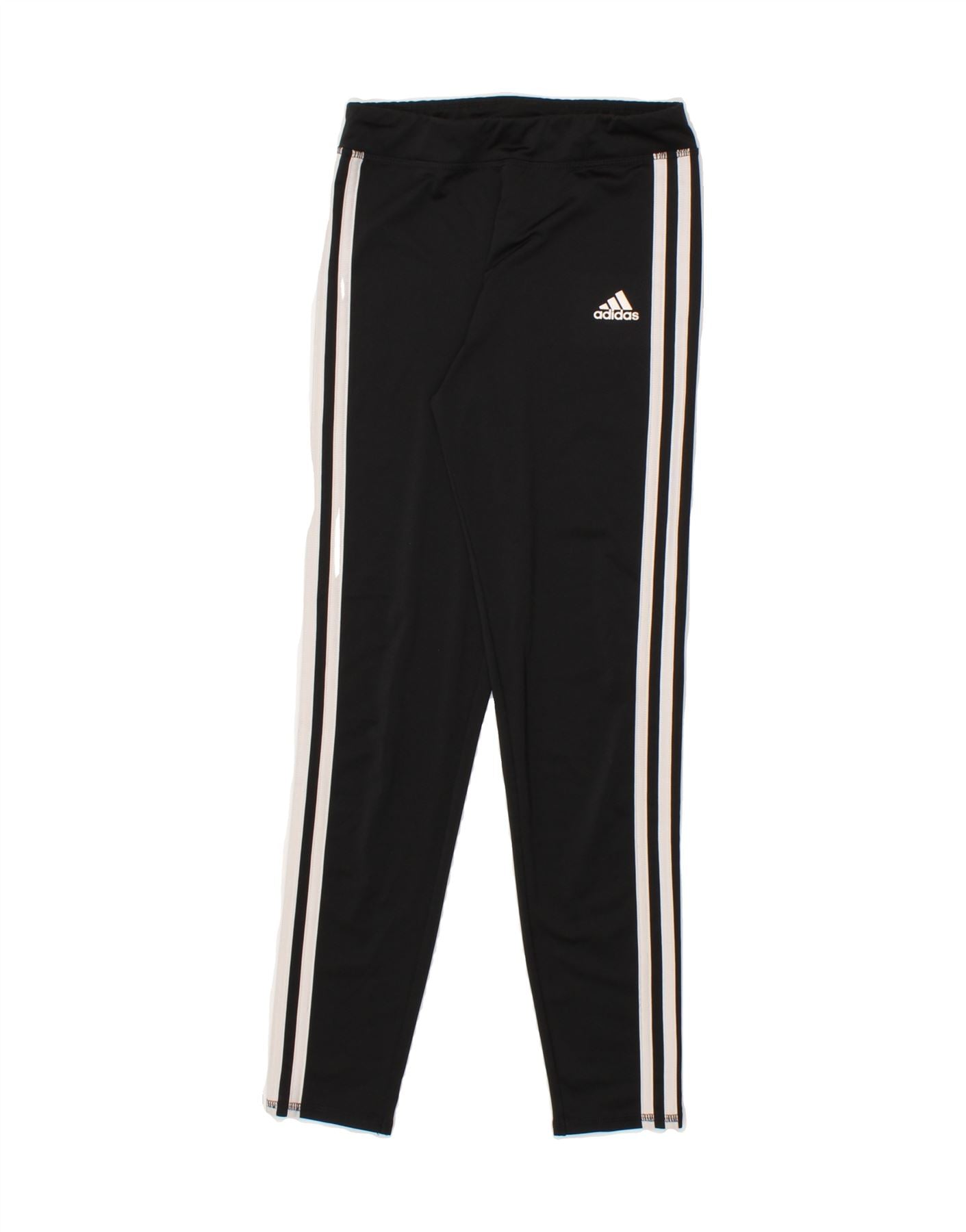image of ADIDAS Girls Leggings 12-13 Years Large Black Polyester