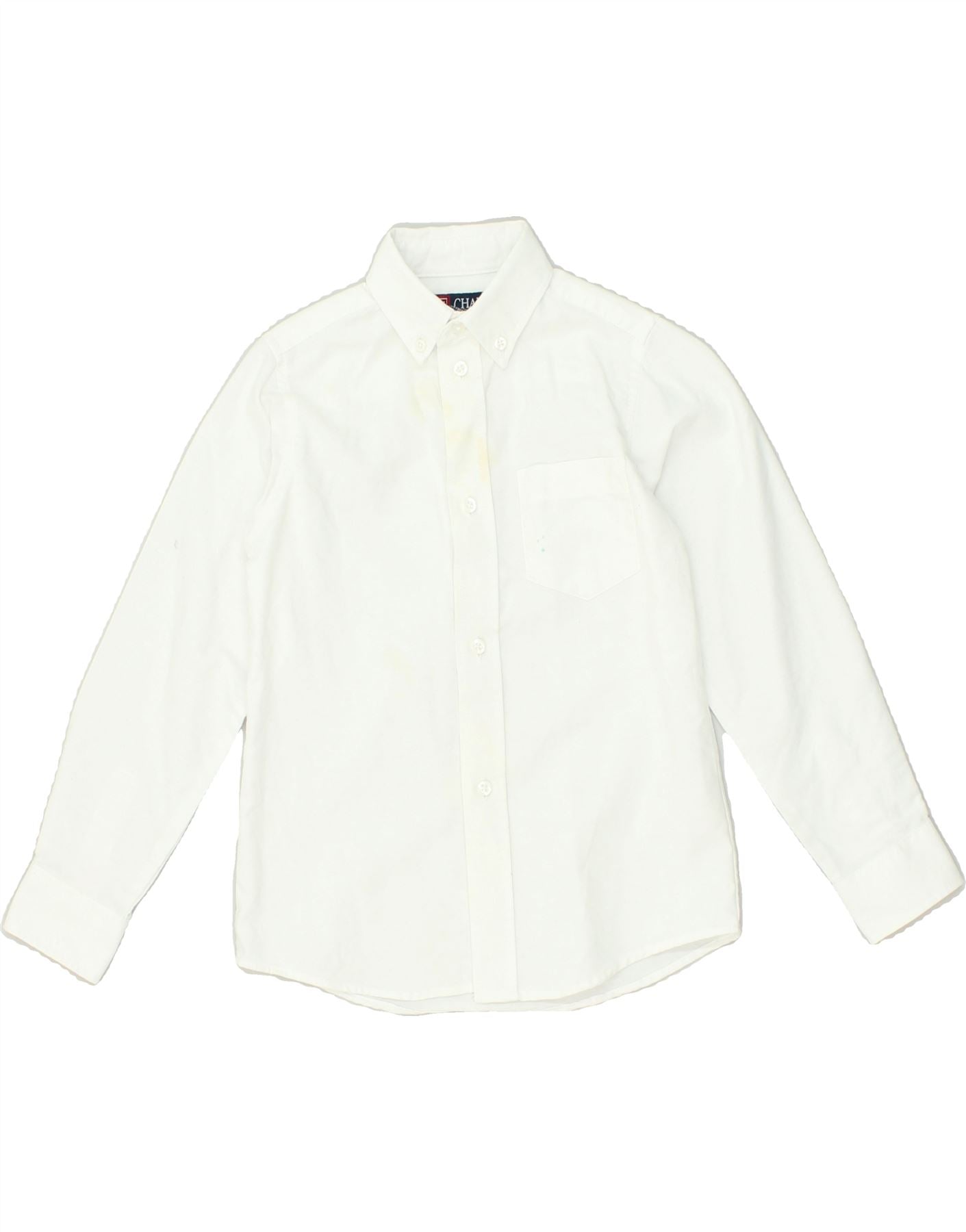 Image of CHAPS Boys Shirt 6-7 Years White Cotton