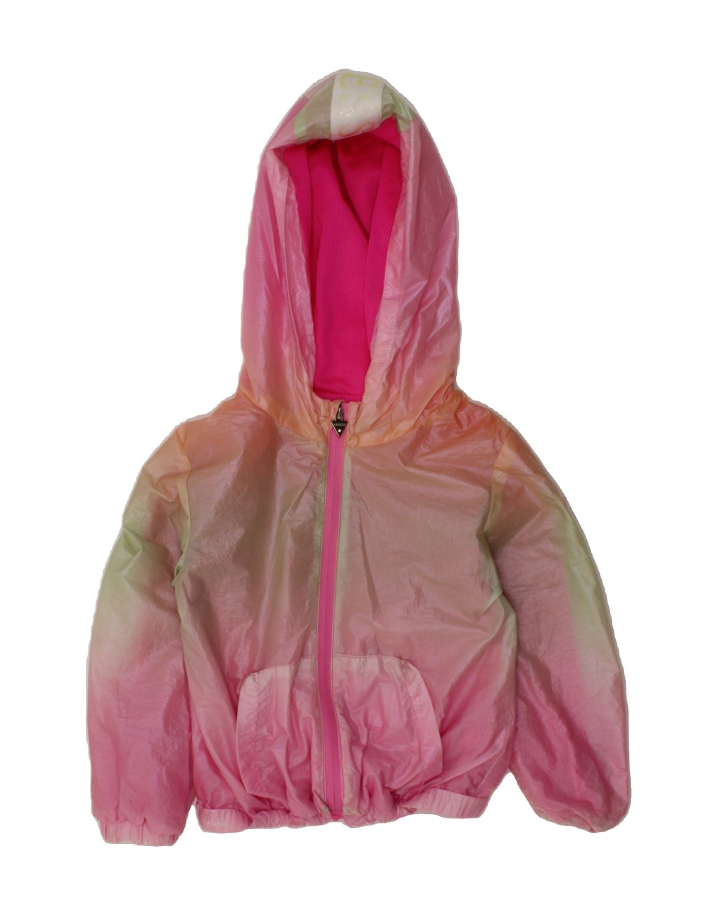 image of GUESS Girls Hooded Tracksuit Top Jacket 2-3 Years Pink Tie Dye Polyester