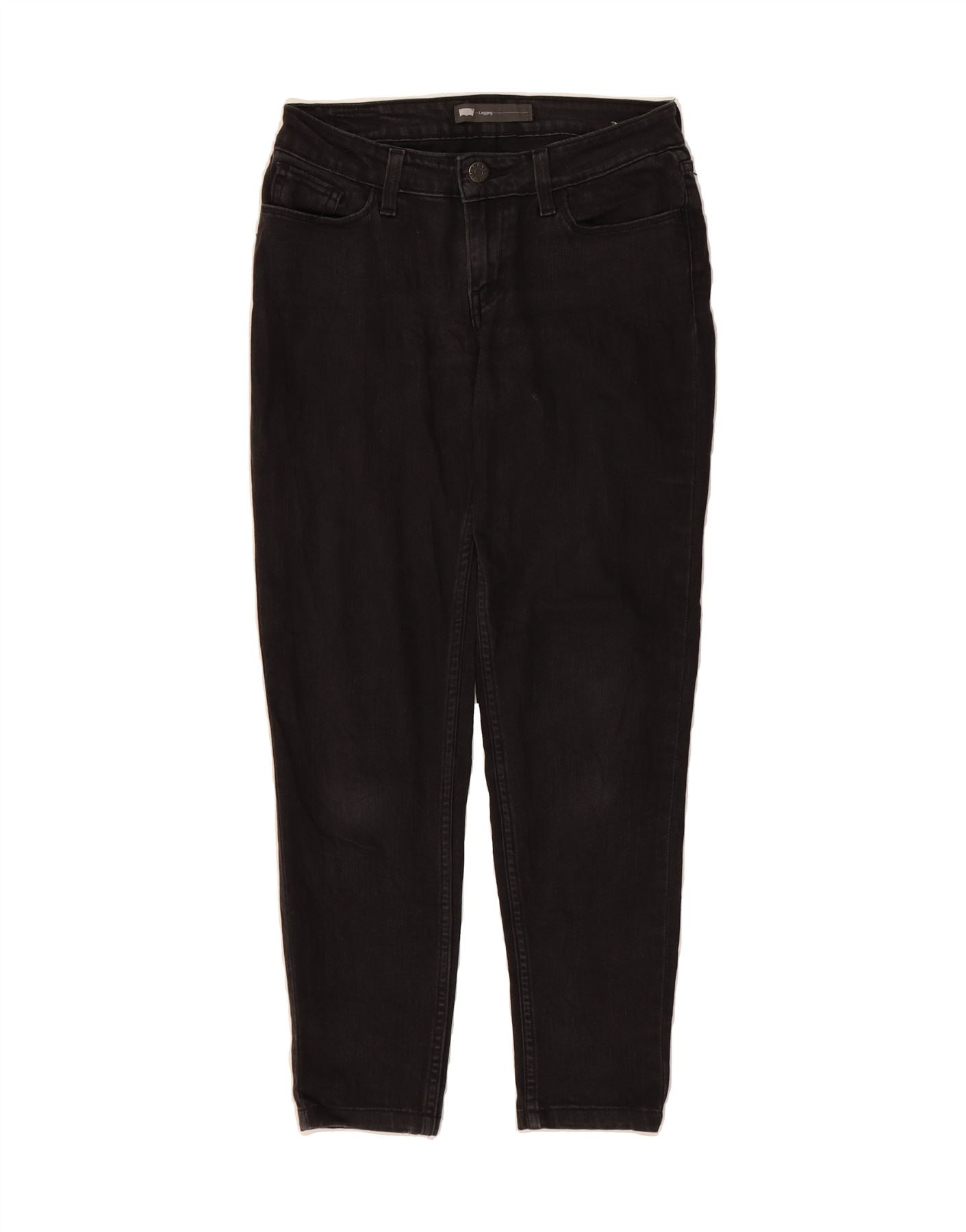 image of LEVI'S Womens Legging Skinny Jeans W28 L28 Black Cotton
