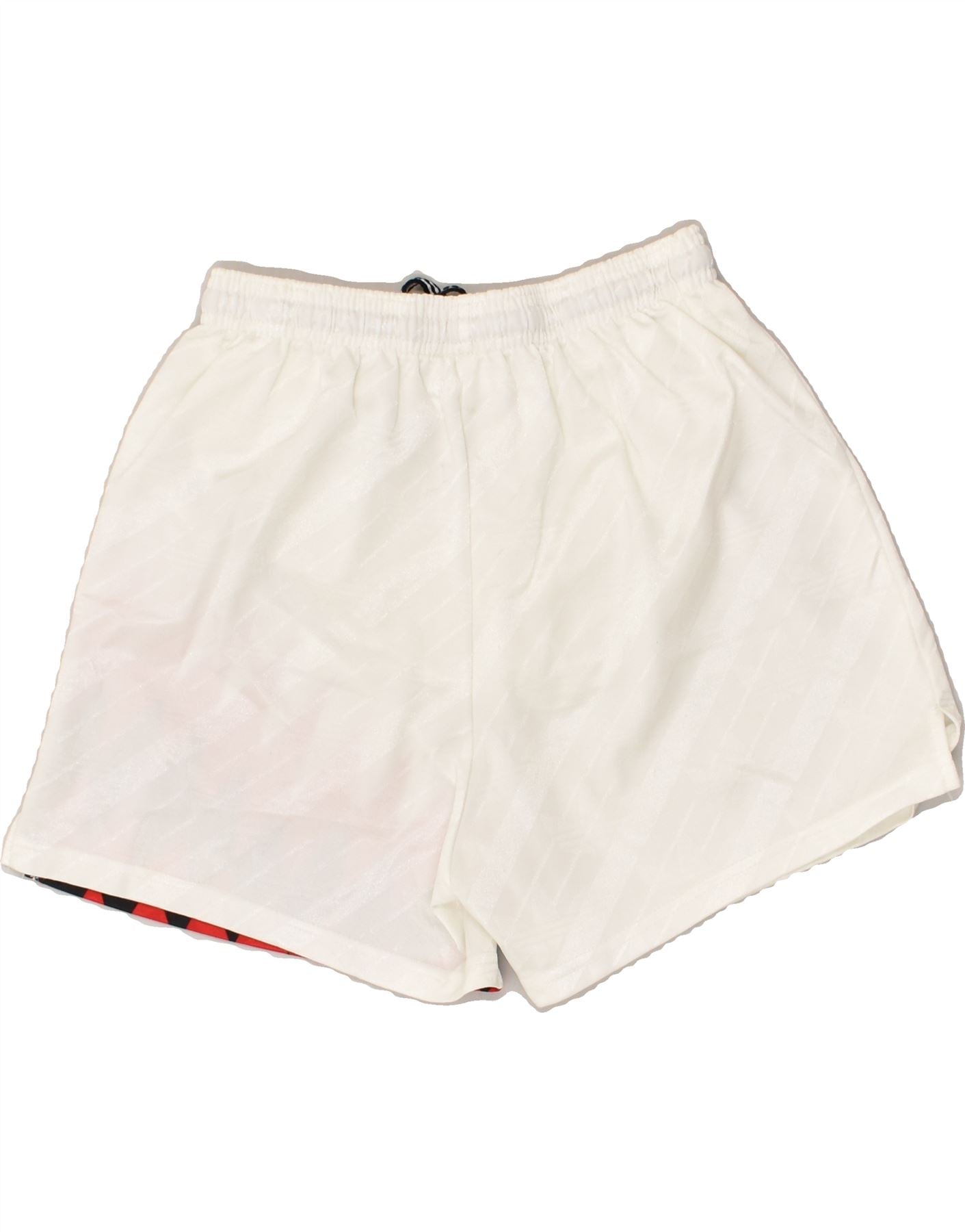 ADIDAS Boys Graphic Sport Shorts 13-14 Years White Geometric Polyester