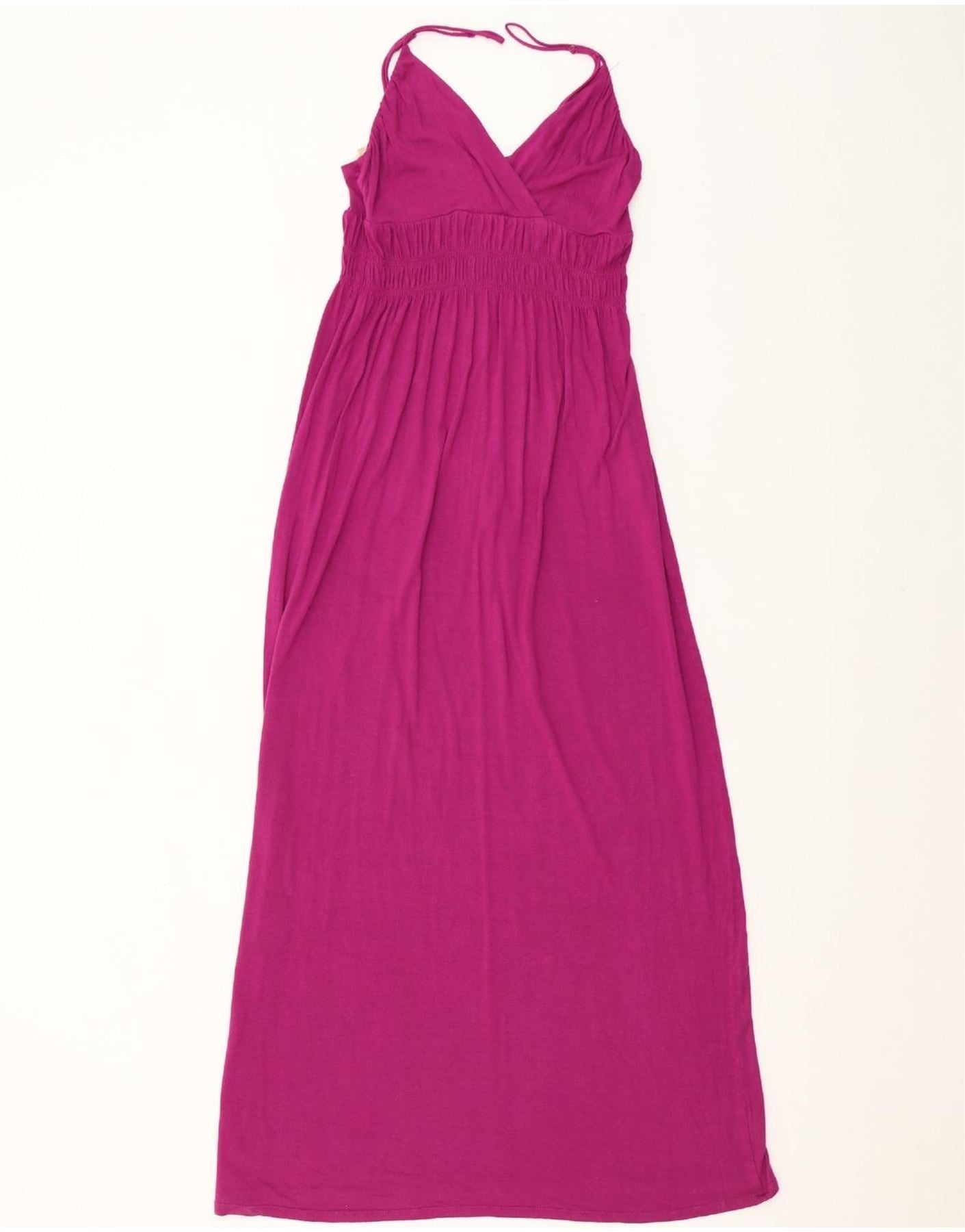 image of MOSSIMO Womens Maxi Slip Dress UK 8 Small Maroon Rayon