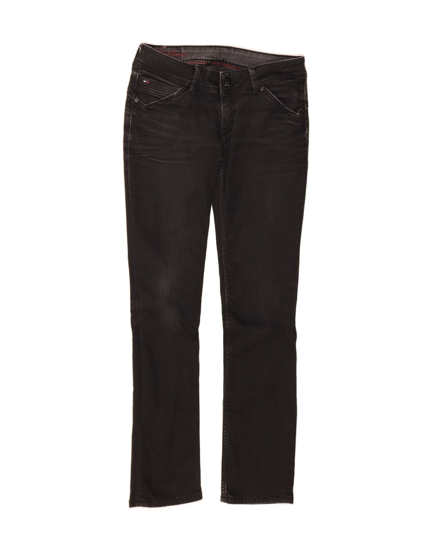 image of TOMMY HILFIGER Womens Skinny Jeans W30 L31 Black