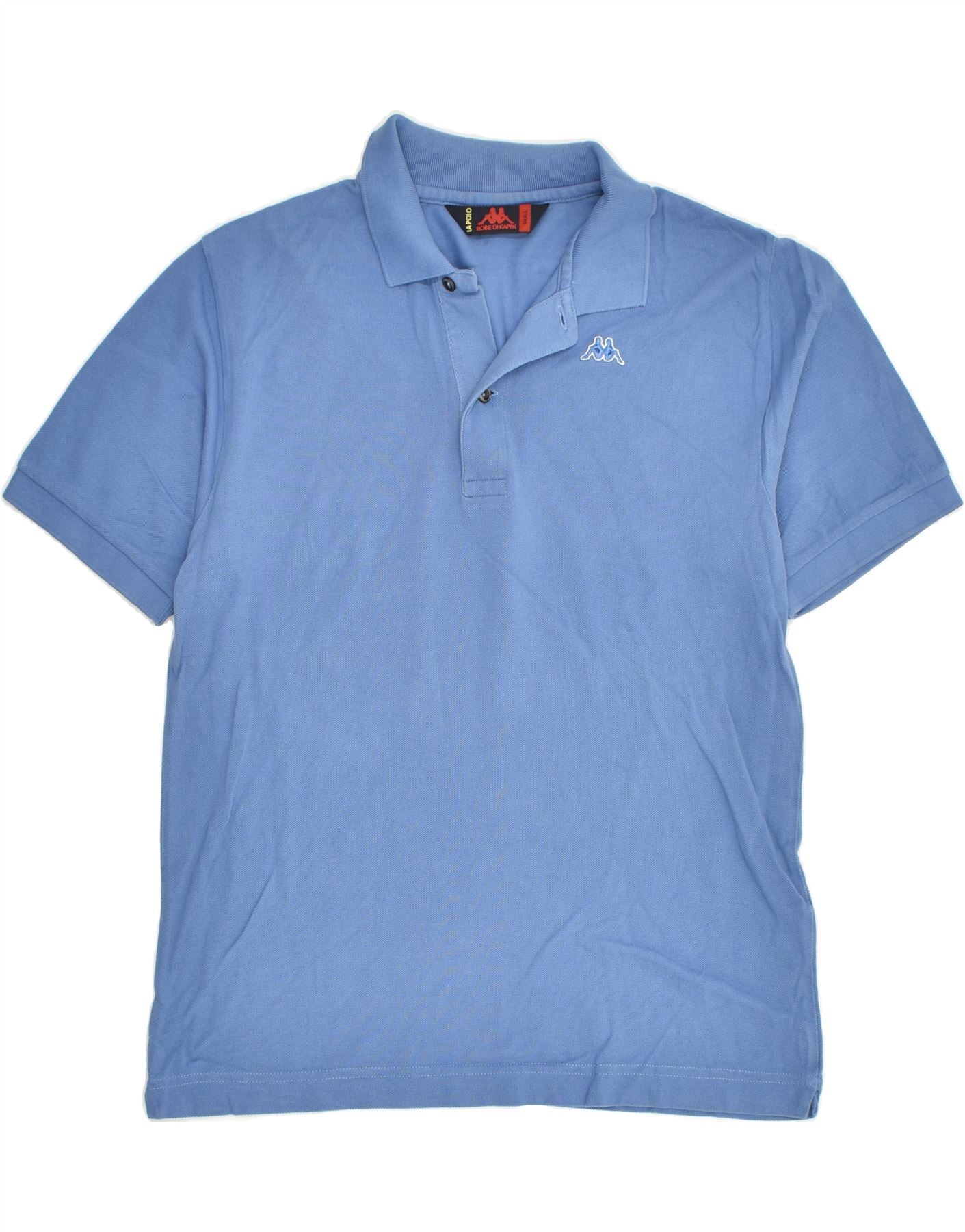 image of KAPPA Mens Polo Shirt Small Blue Cotton