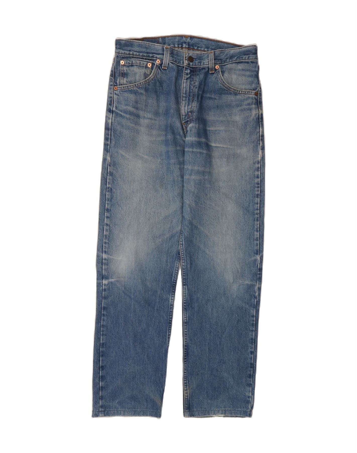 image of LEVI'S Mens 521 Tapered Jeans W33 L30 Blue Cotton