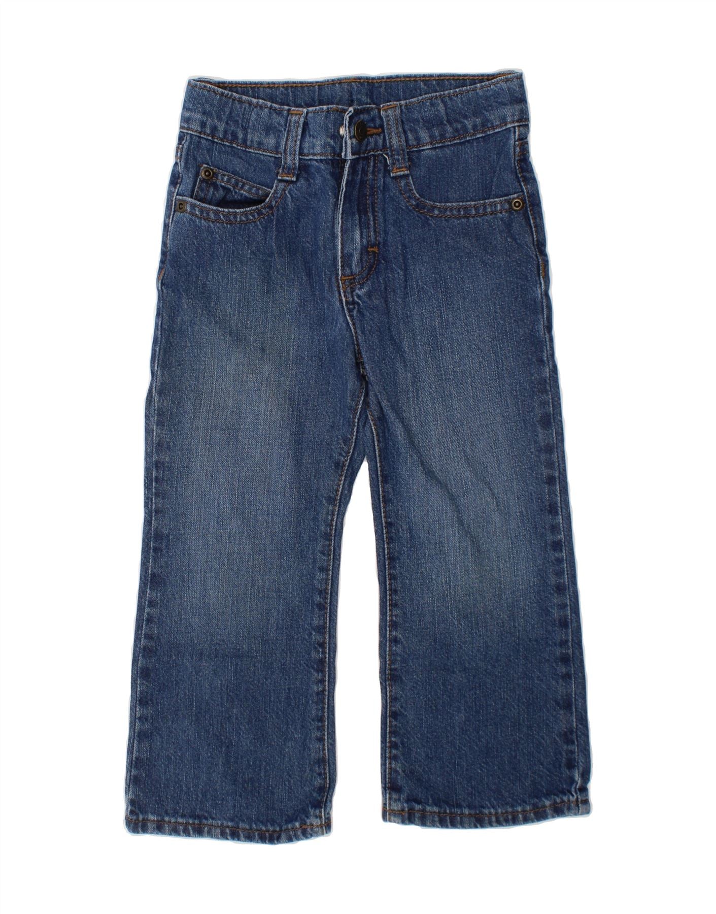 image of WRANGLER Boys Bootcut Jeans 3-4 Years W20 L15 Blue Cotton