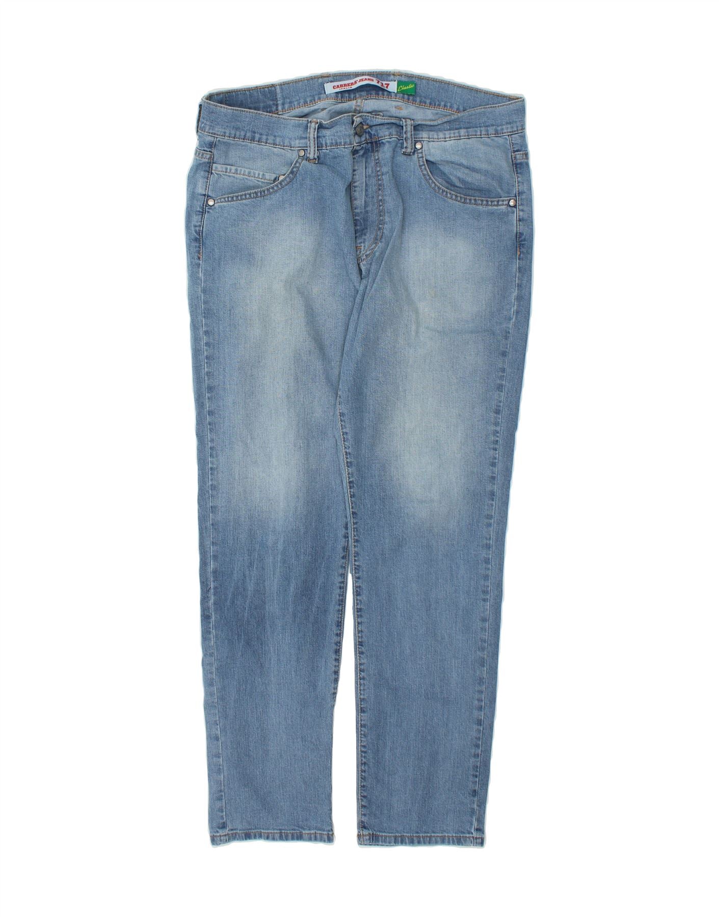 image of CARRERA Mens 717 Slim Jeans IT 54 2XL W42 L31  Blue Polyester