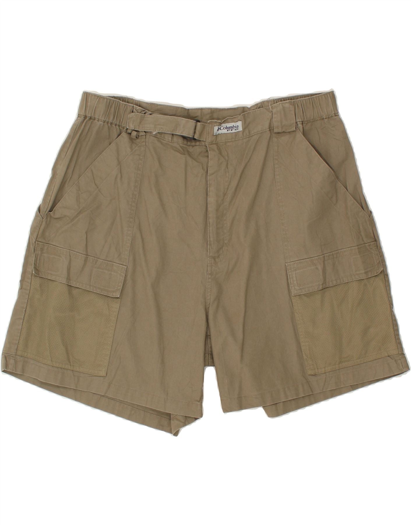 image of COLUMBIA Mens Cargo Shorts XL  W38 Khaki Cotton