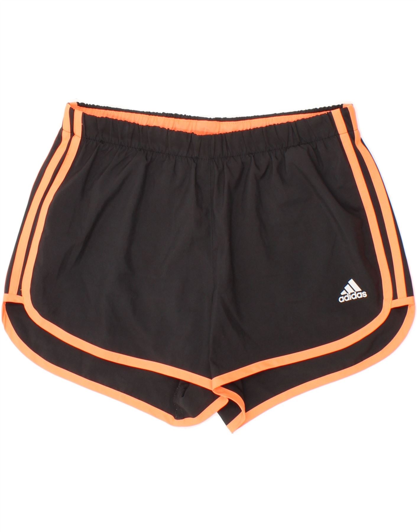 image of ADIDAS Womens Climalite Sport Shorts UK 8 Small Black Polyester