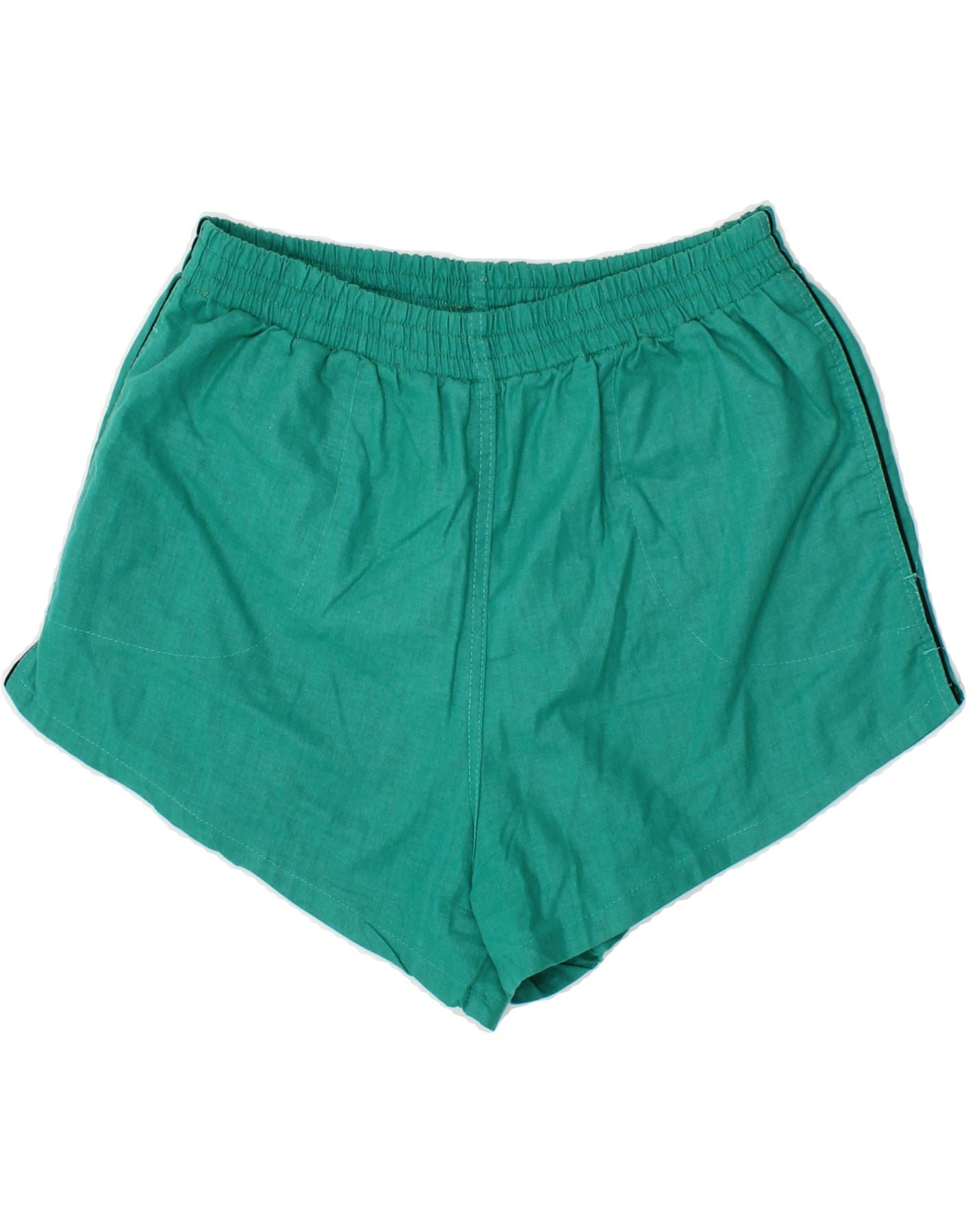 image of VINTAGE Mens Sport Shorts XL Green Polyester