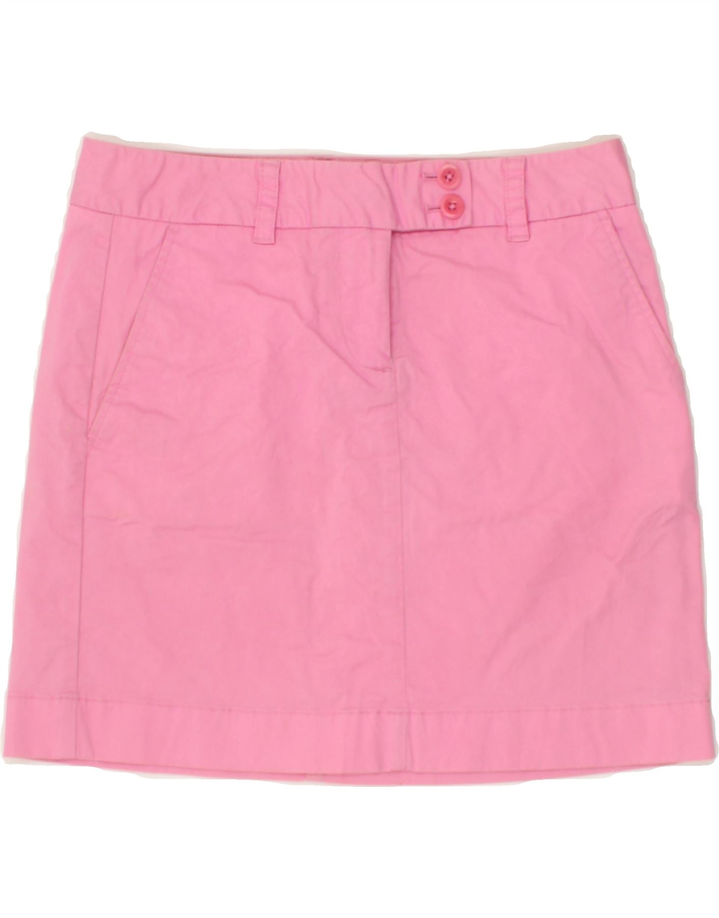 image of VINEYARD VINES Womens Mini Skirt US 2 XS W30 Pink Cotton