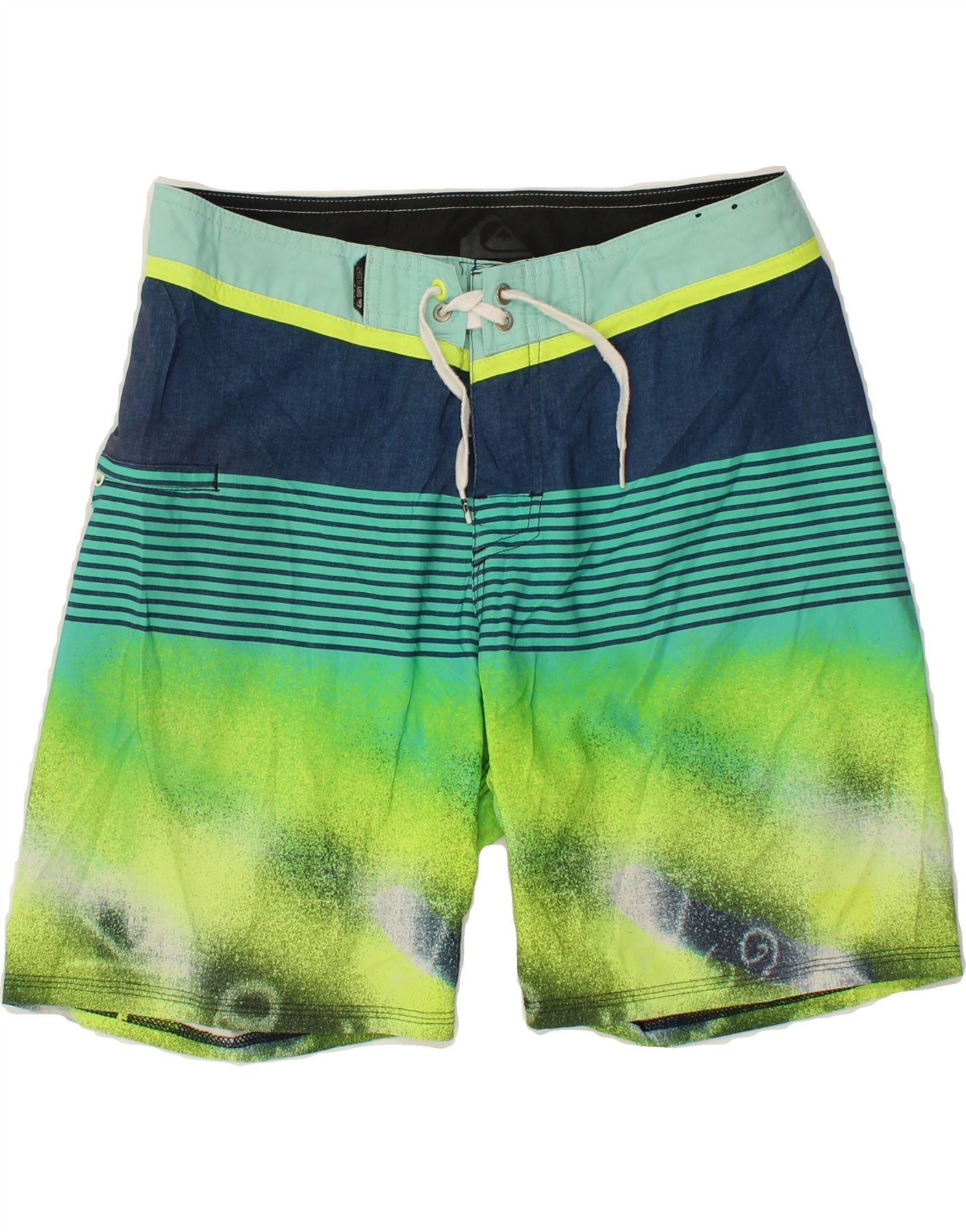 image of QUIKSILVER Mens Swimming Shorts Medium  Multicoloured Striped
