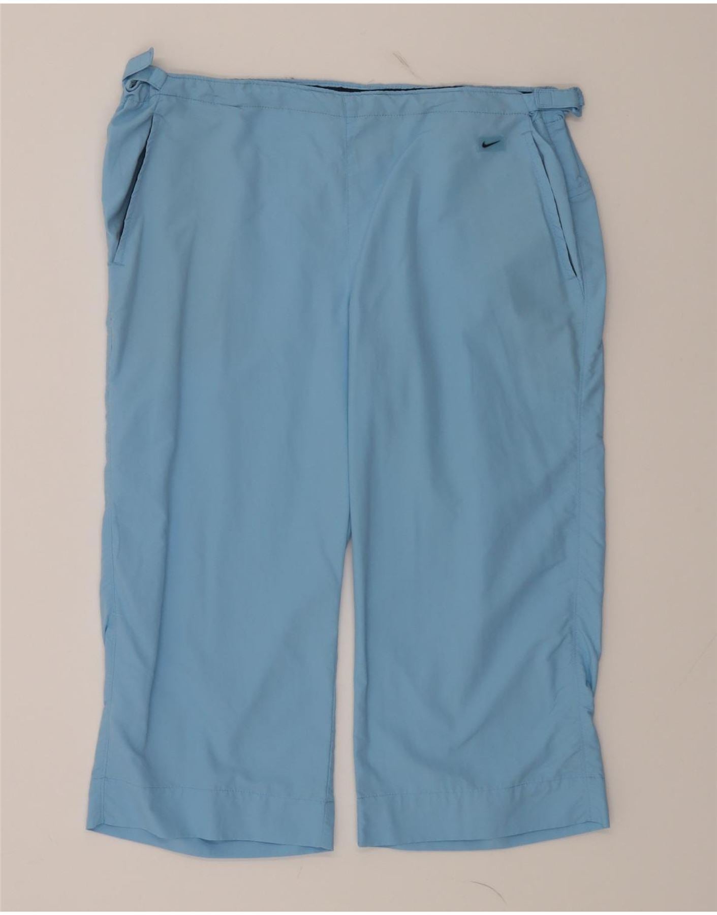 image of NIKE Womens Bermuda Shorts W30 Medium Blue Nylon