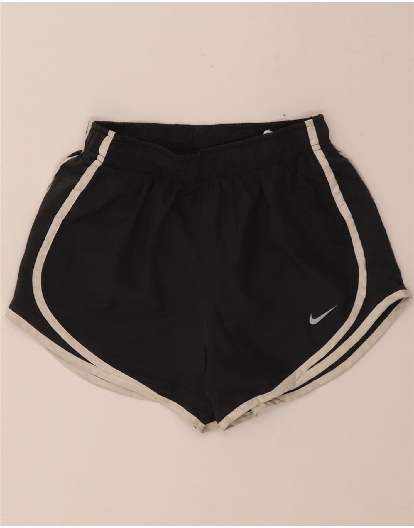 image of NIKE Womens Dri Fit Sport Shorts UK 6 XS Black Polyester