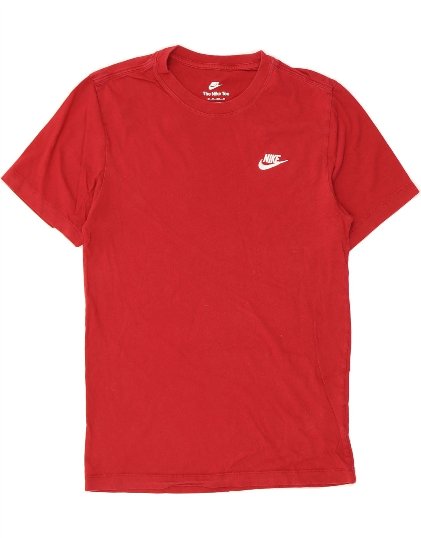 image of NIKE Mens T-Shirt Top XS Red Cotton
