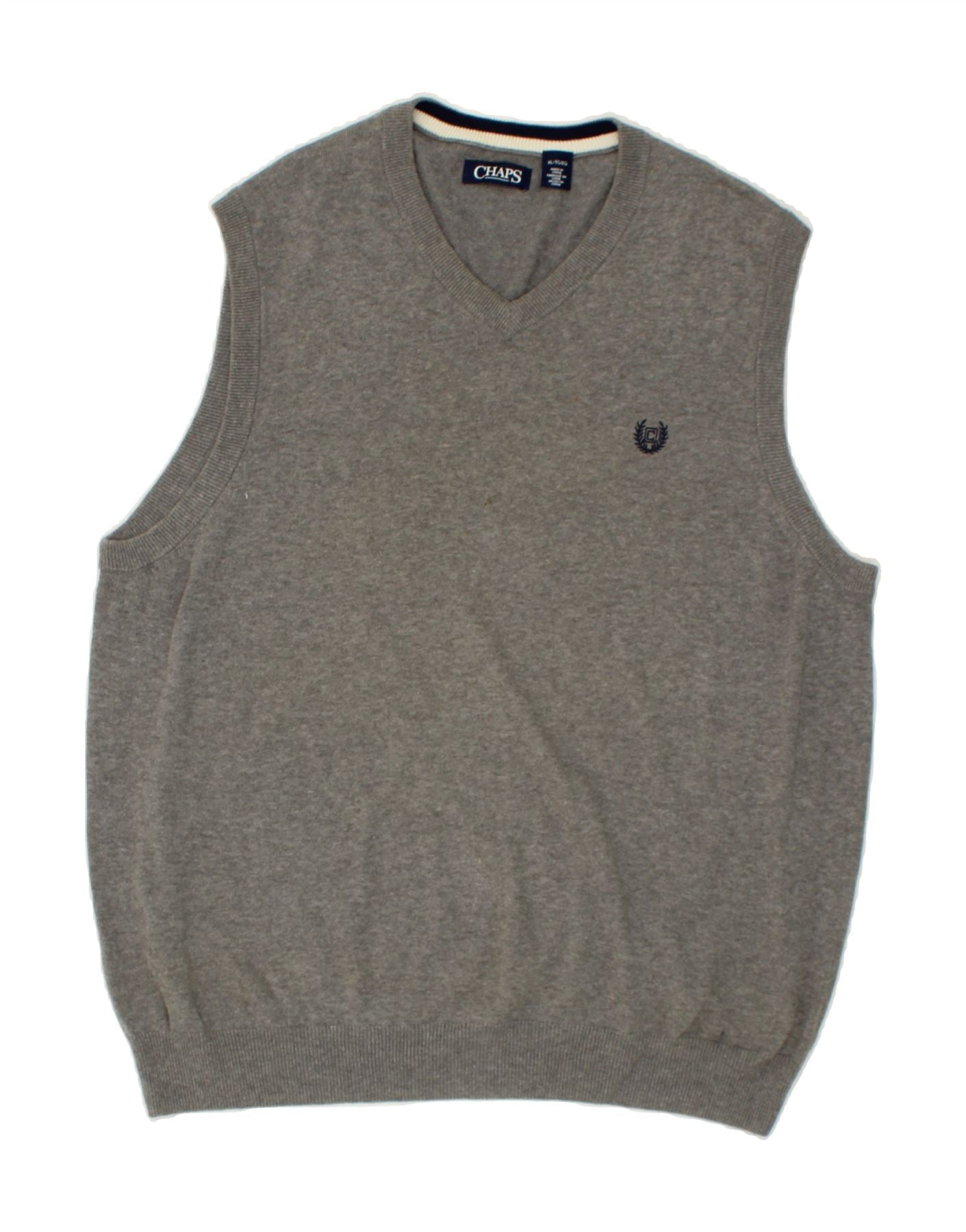 image of CHAPS Mens Vest Tank Top XL Grey Cotton