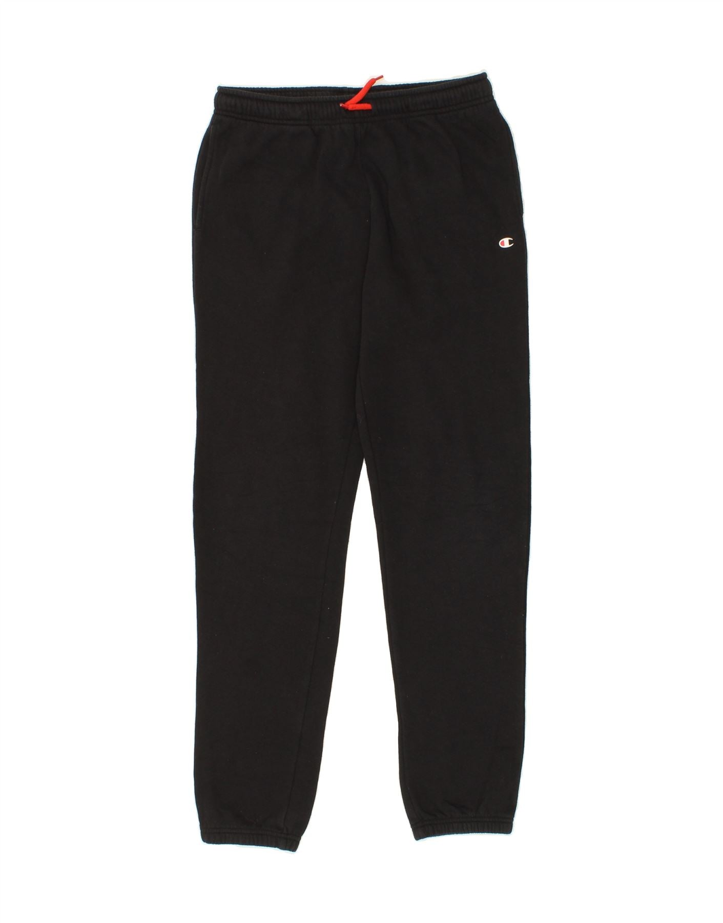 image of CHAMPION Boys Tracksuit Trousers Joggers 13-14 Years XL Black