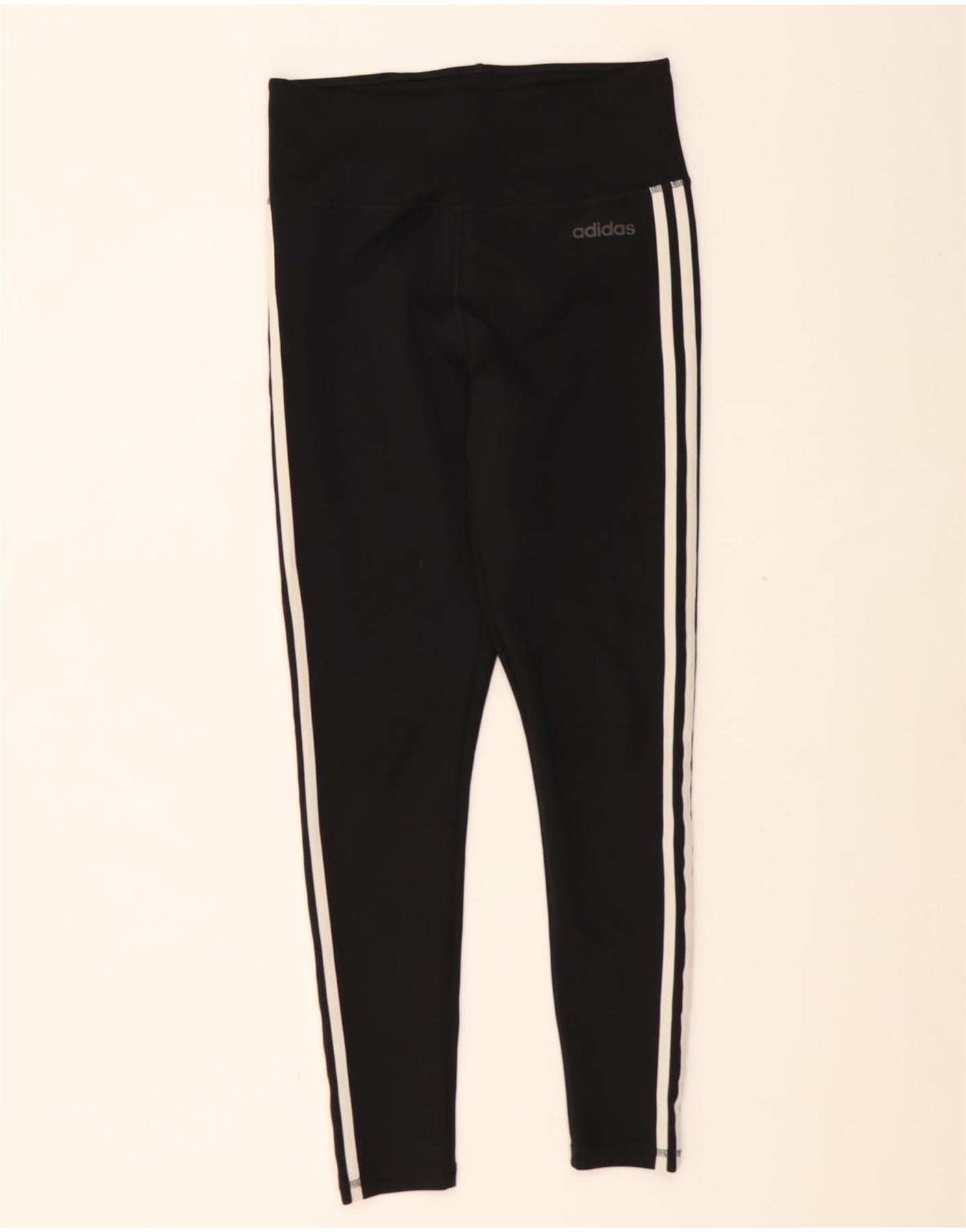 image of ADIDAS Womens Aeroready Leggings UK 12/14 Medium  Black Polyester