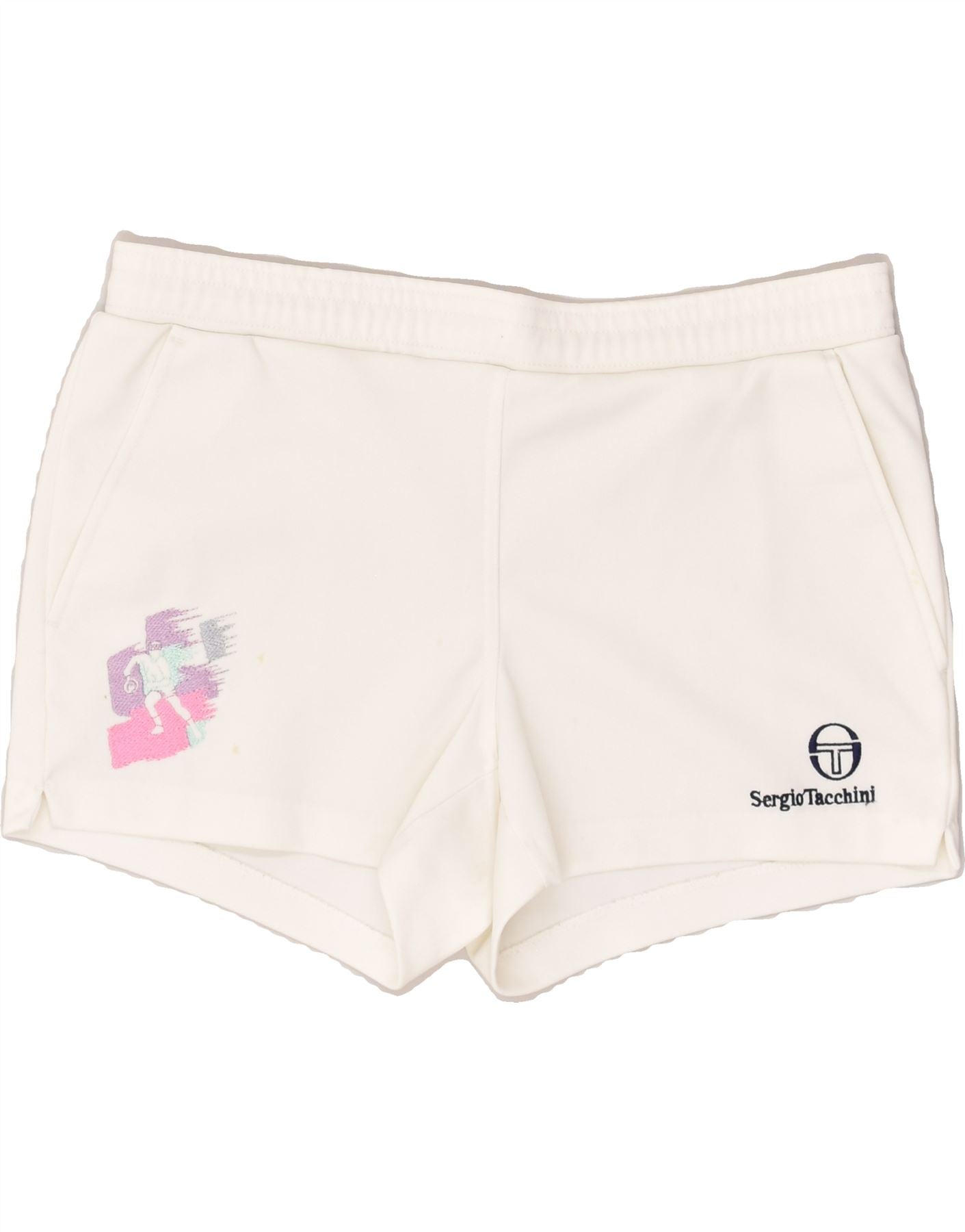 image of SERGIO TACCHINI Womens Sport Shorts UK 52 XL White