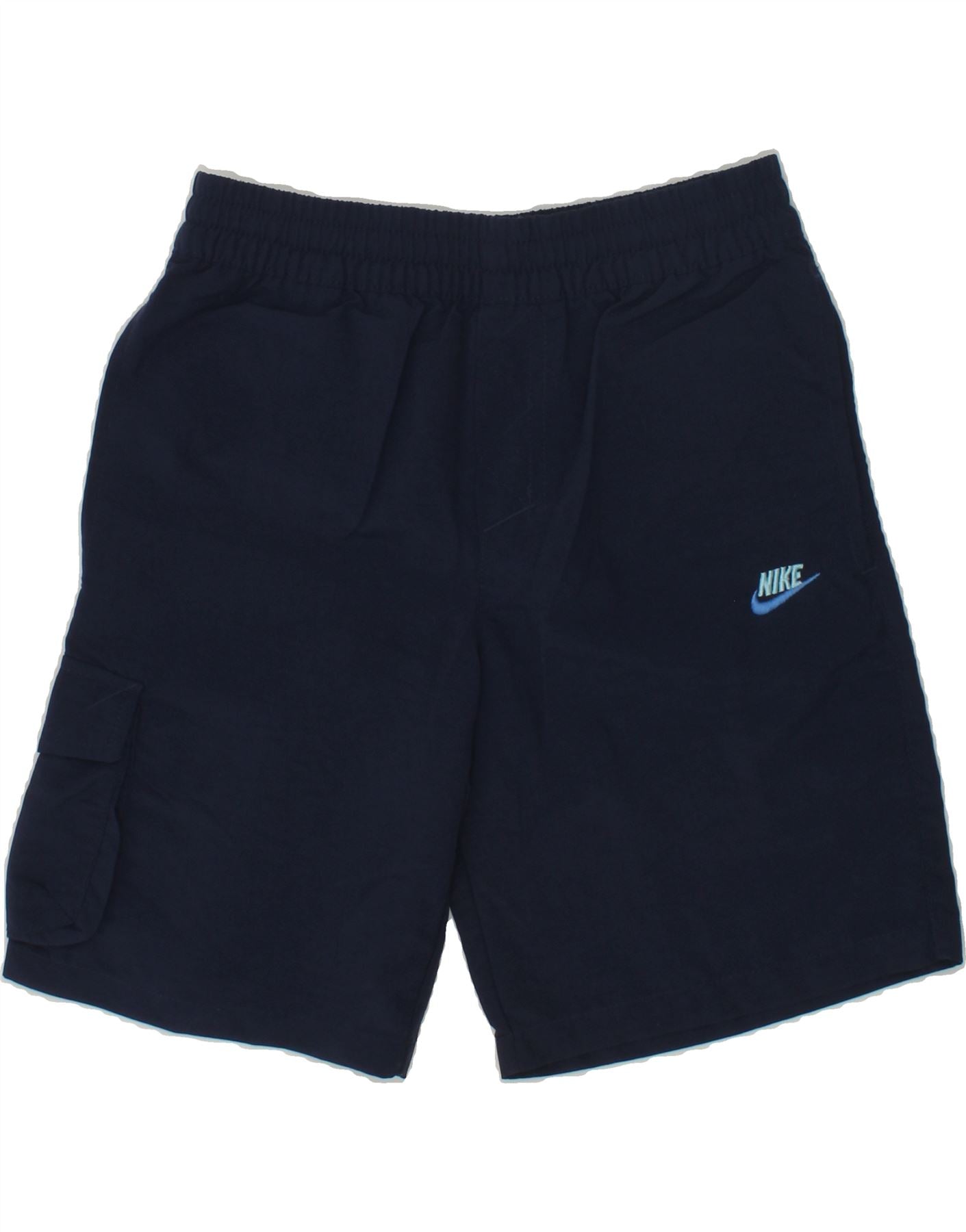 image of NIKE Boys Sport Shorts 5-6 Years Medium Navy Blue Polyester