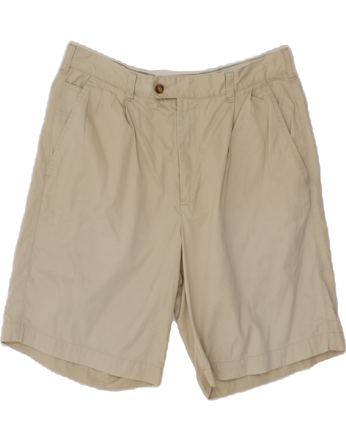 image of BROOKSFIELD Mens Chino Shorts W50 4XL Beige Cotton