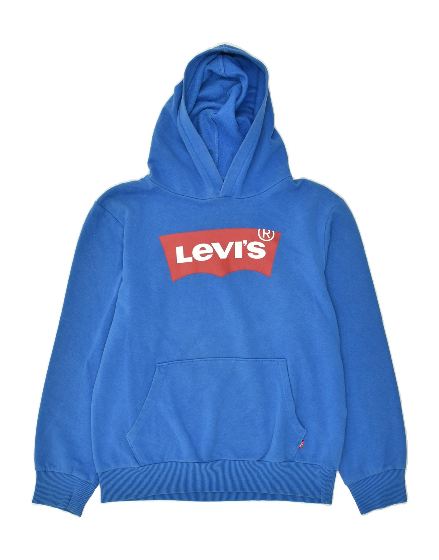 image of LEVI'S Boys Graphic Hoodie Jumper 15-16 Years Blue