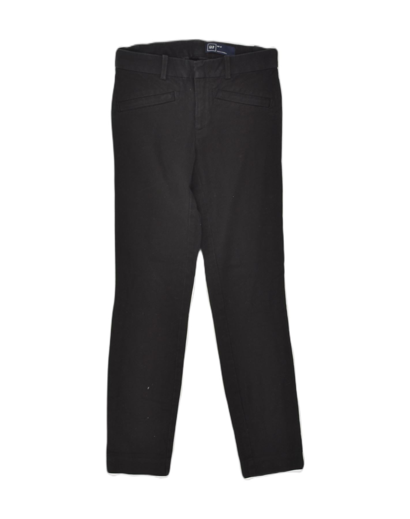 image of GAP Womens Skinny Casual Trousers US  2X W26 L27 Black Cotton