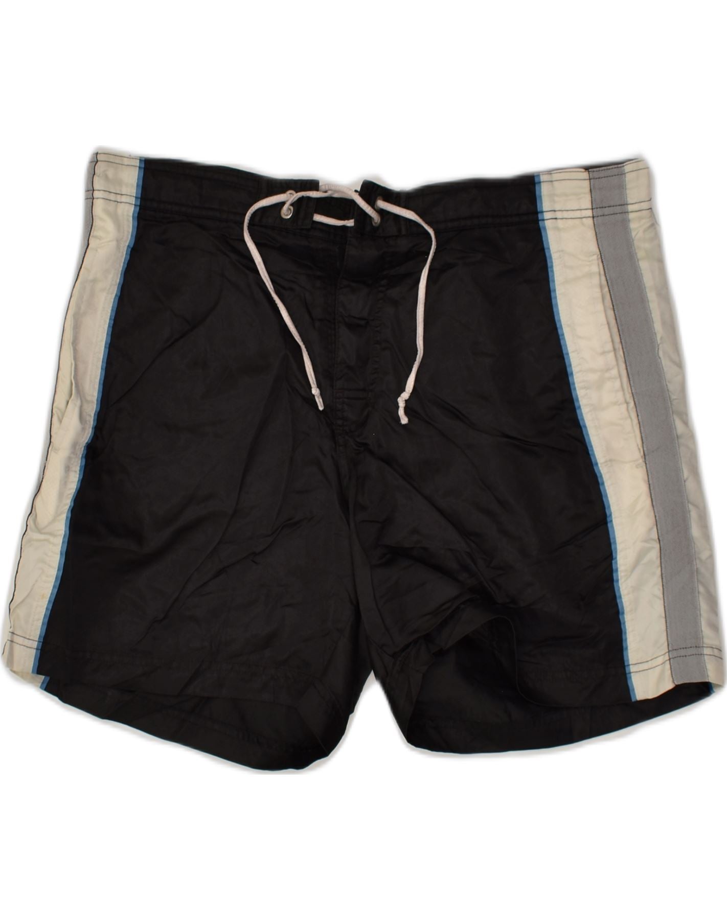 image of FILA Mens Swimming Shorts Medium Black Colourblock