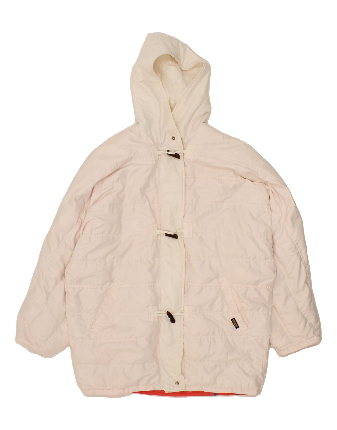 image of CIESSE PIUMINI Mens Hooded Padded Jacket UK 42 XL White Polyester
