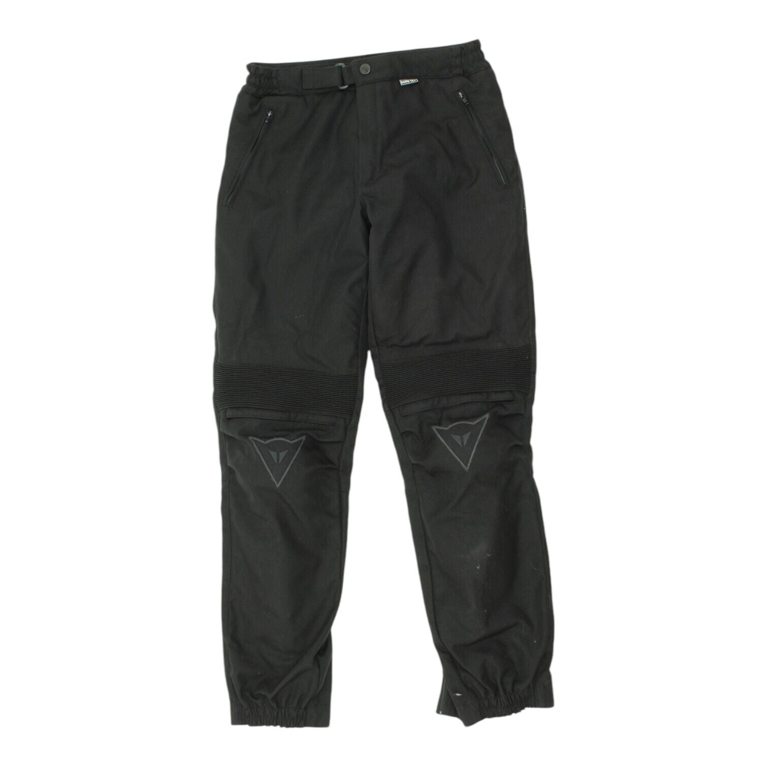 image of Dainese Mens Black Nylon Motorcycle Trousers | Vintage Motorbike Biker Pants