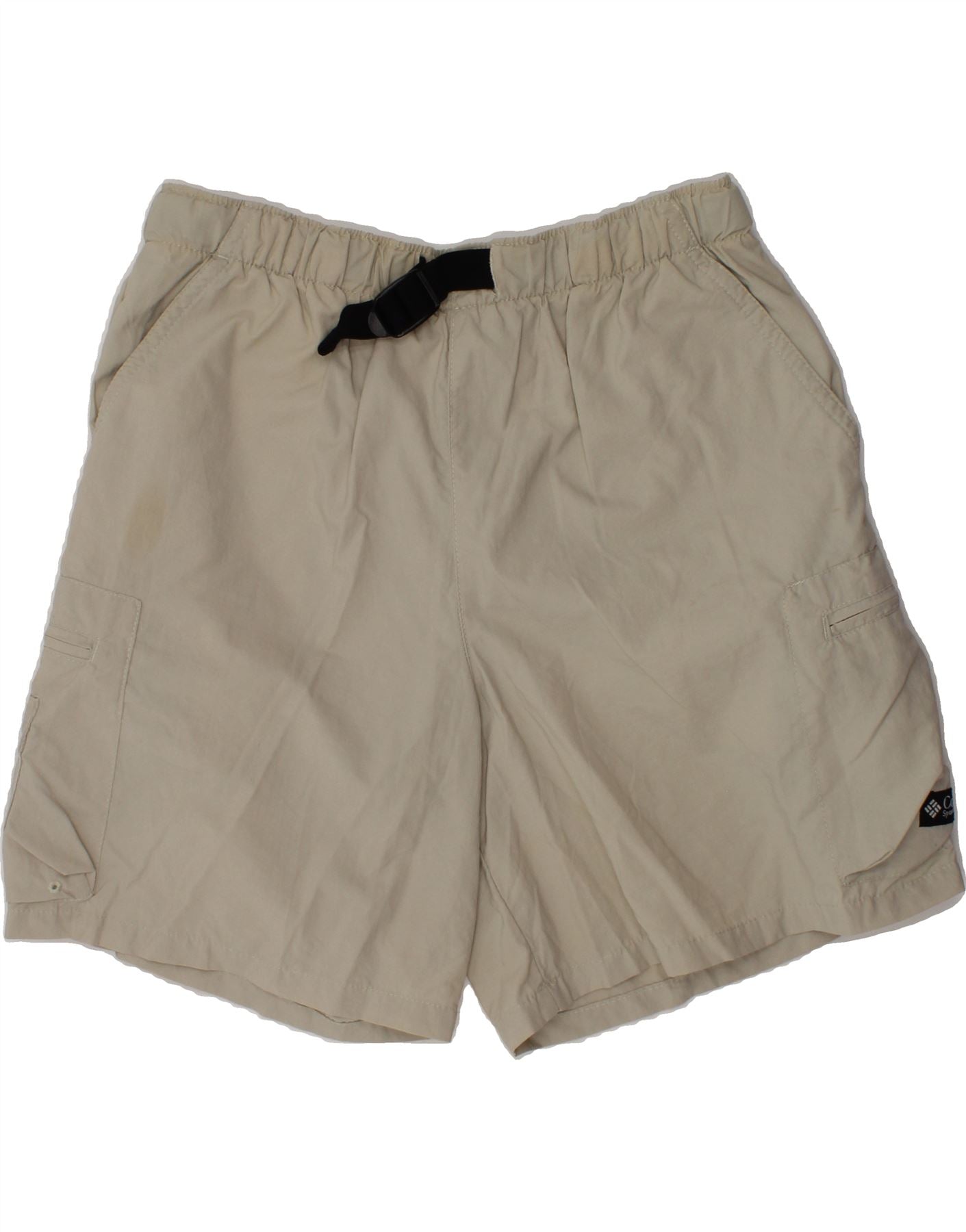 image of COLUMBIA Boys Cargo Shorts 10-11 Years W28 Grey Nylon