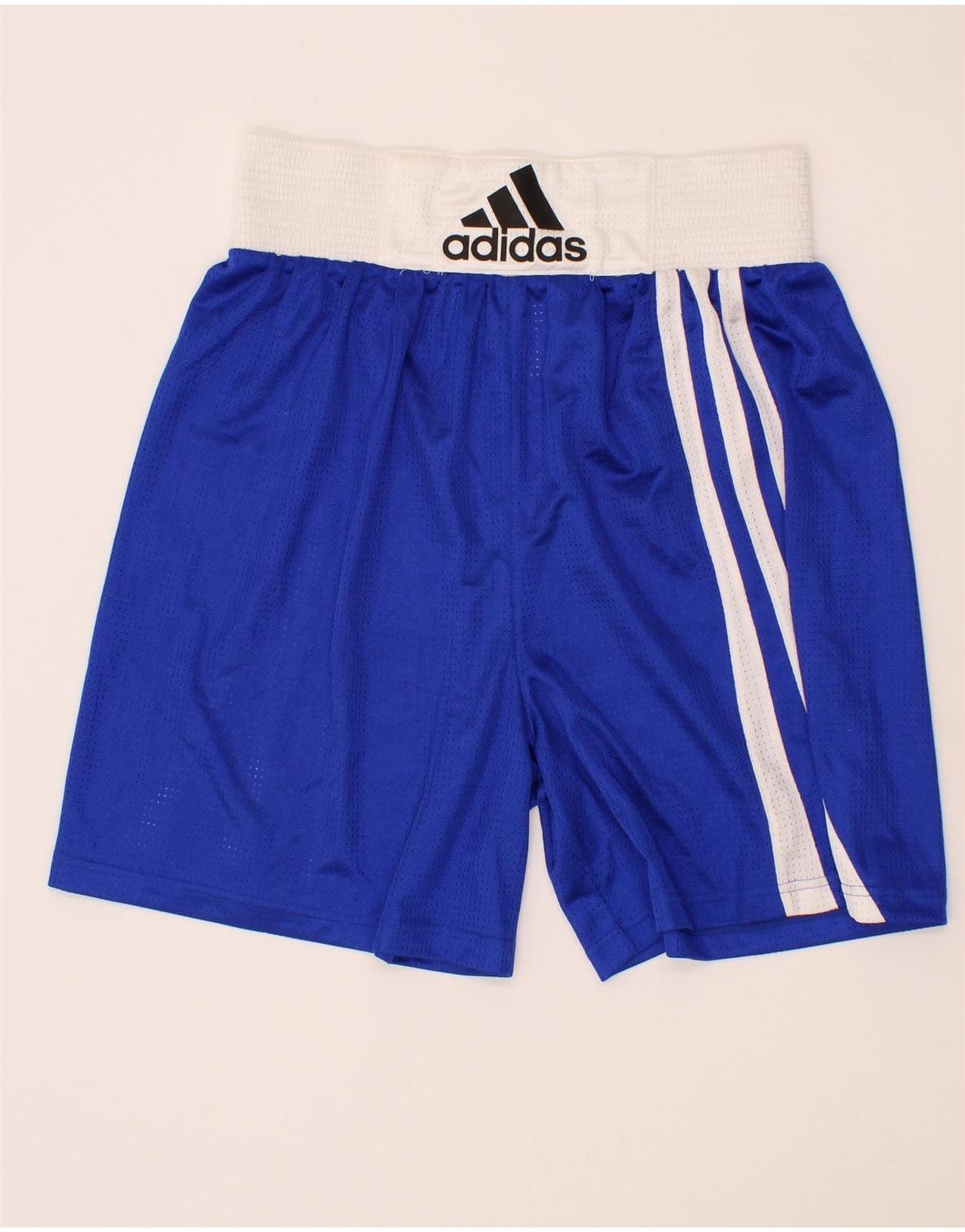 image of ADIDAS Mens Graphic Sport Shorts Large  Blue Polyester