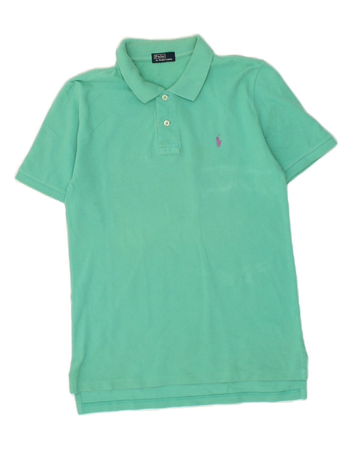 image of POLO RALPH LAUREN Mens Polo Shirt XS Turquoise