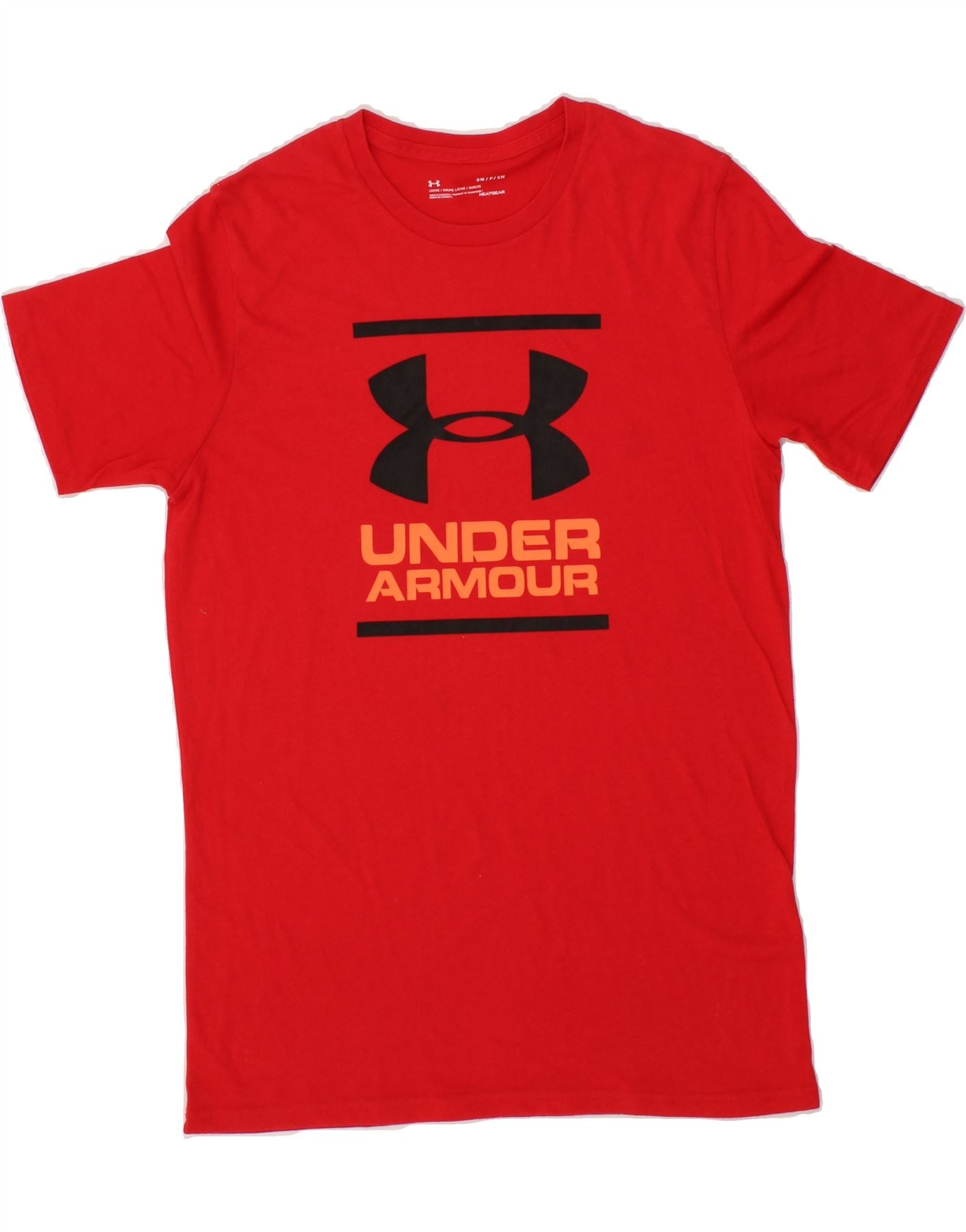 image of UNDER ARMOUR Mens Graphic T-Shirt Top Small Red