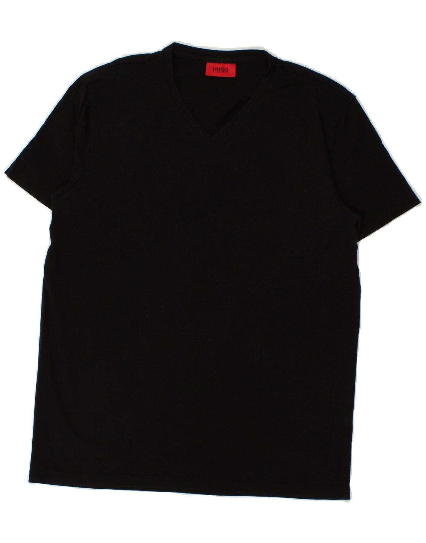 image of HUGO BOSS Mens T-Shirt Top Large Black