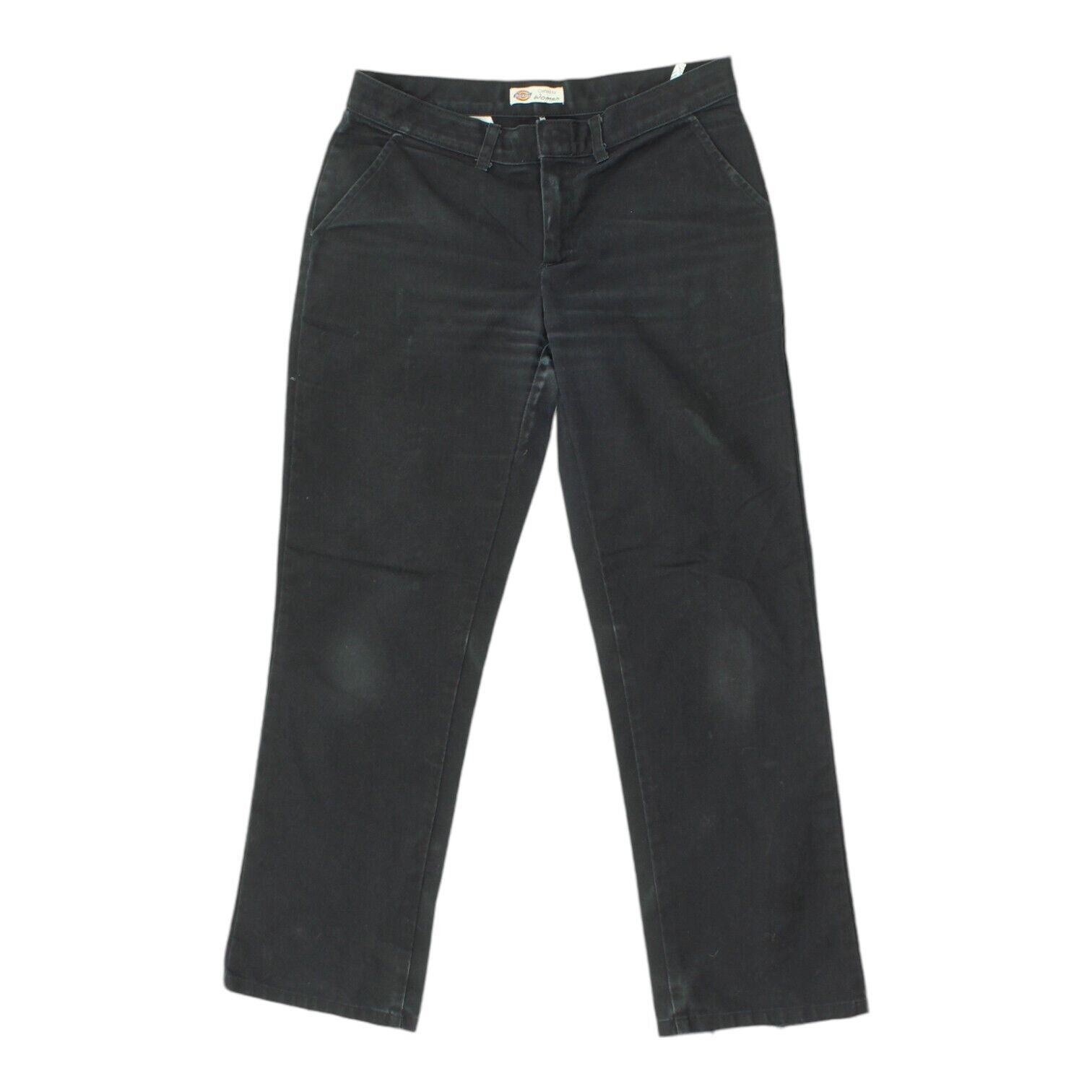 image of Dickies Womens Black Chino Work Trousers | Vintage Workwear Pants VTG