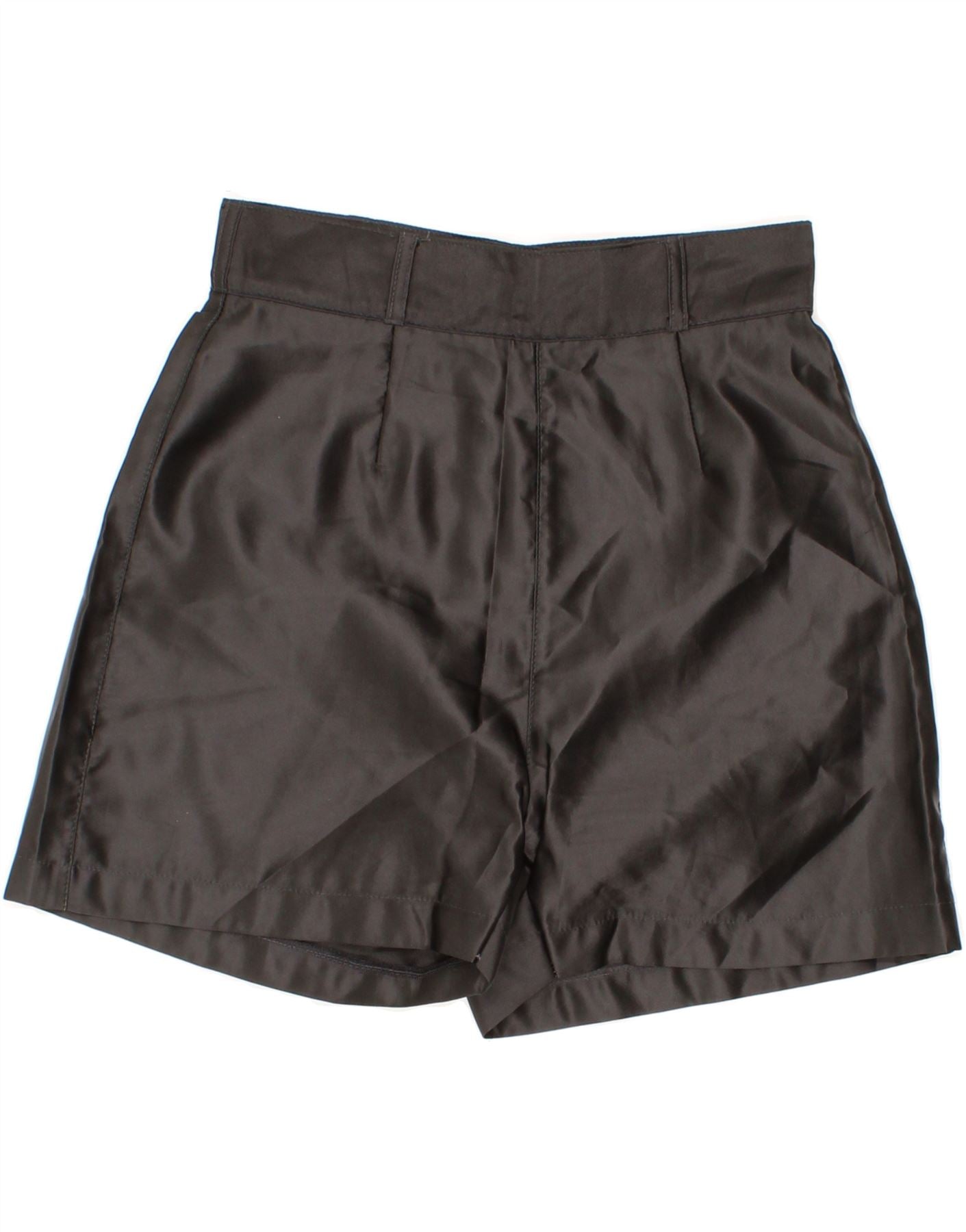 image of SISLEY Womens High Waist Casual Shorts W28 Medium Black