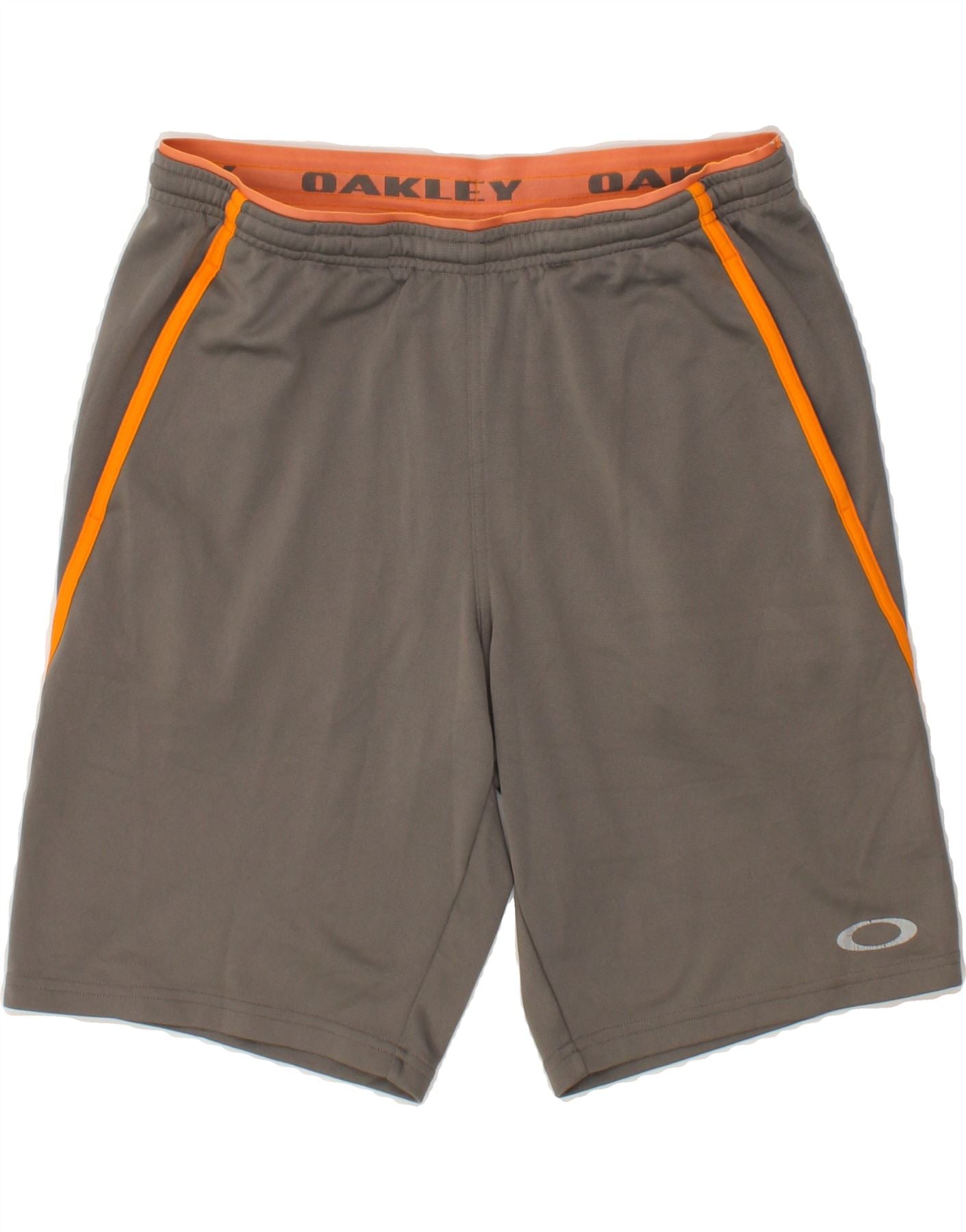 image of OAKLEY Mens Graphic Sport Shorts Medium Grey