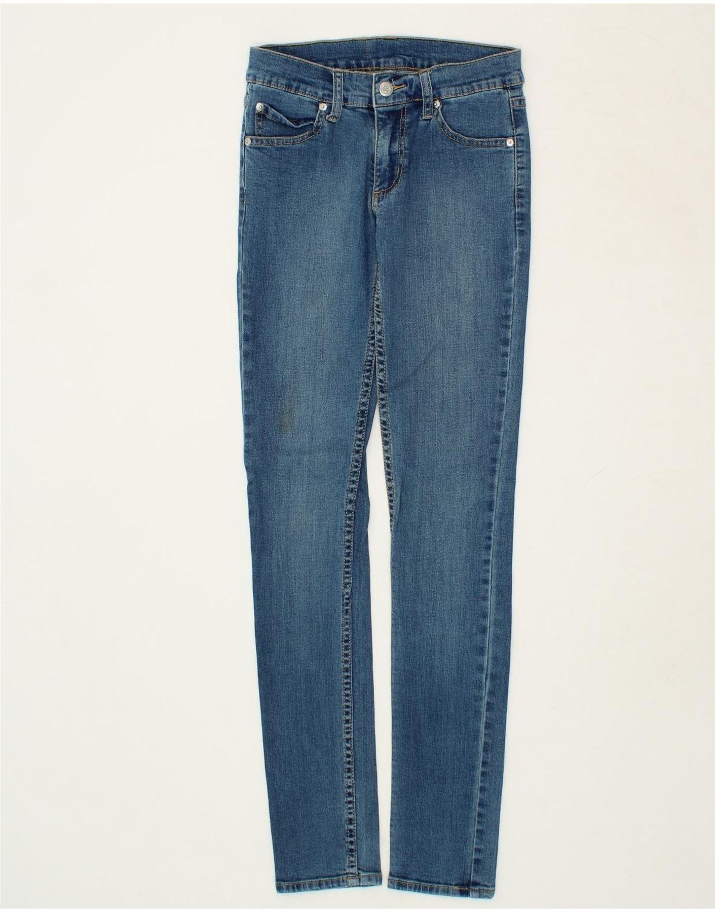 image of CHEAP MONDAY Womens Low Waist Skinny Jeans W26 L32  Blue Cotton