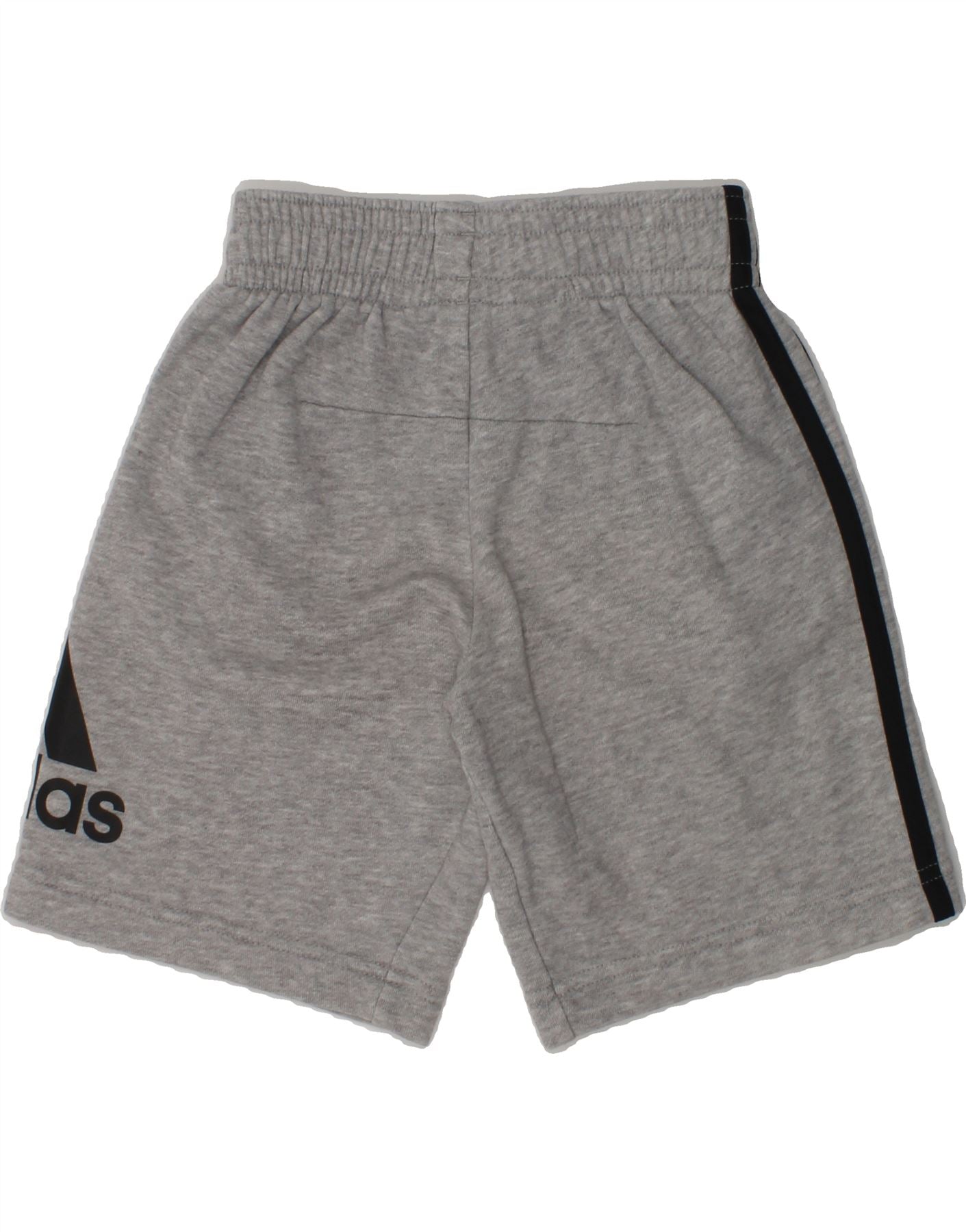 ADIDAS Boys Graphic Sport Shorts 3-4 Years 2XS Grey