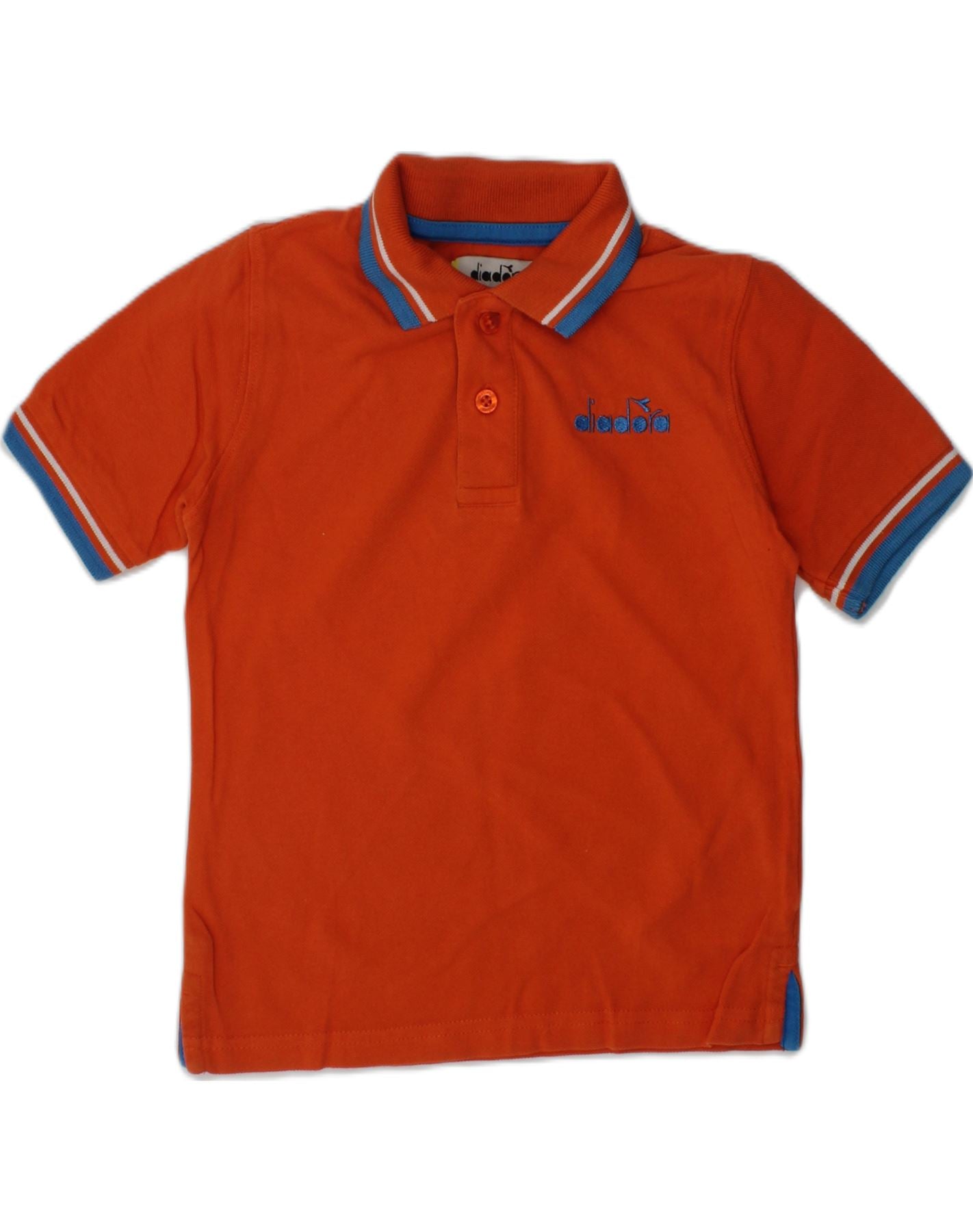 image of DIADORA Boys Polo Shirt 3-4 Years XS  Red Cotton