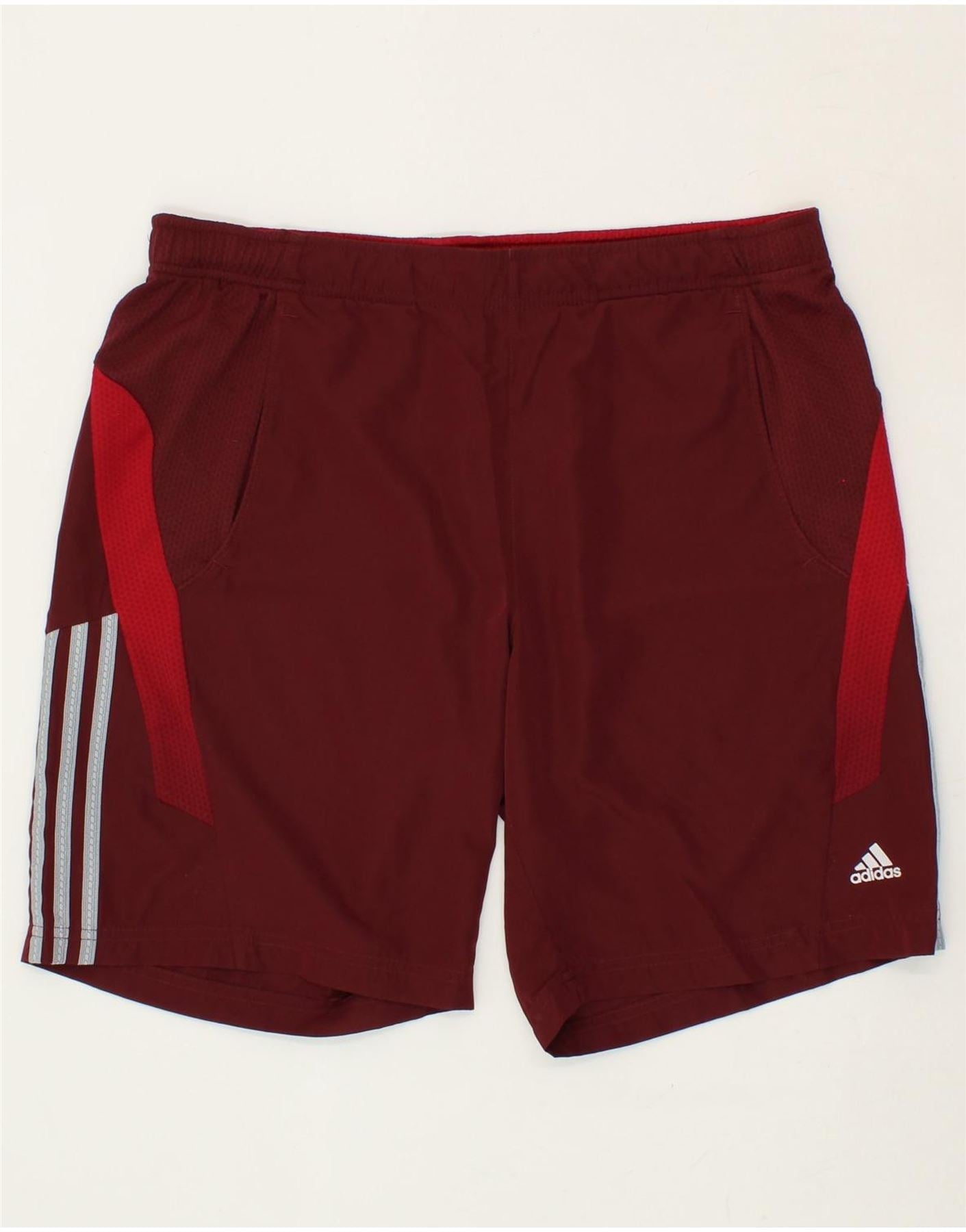 image of ADIDAS Mens Climacool Sport Shorts Medium Burgundy Polyester