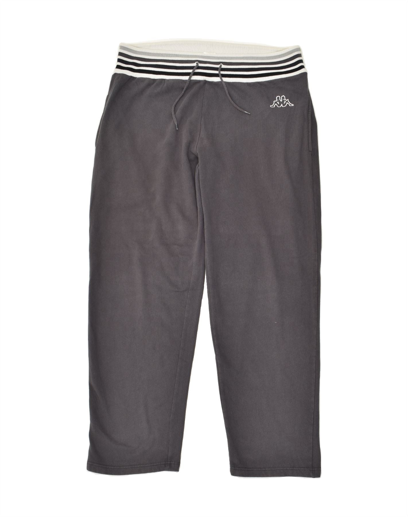 image of KAPPA Mens Tracksuit Trousers XL Grey Cotton