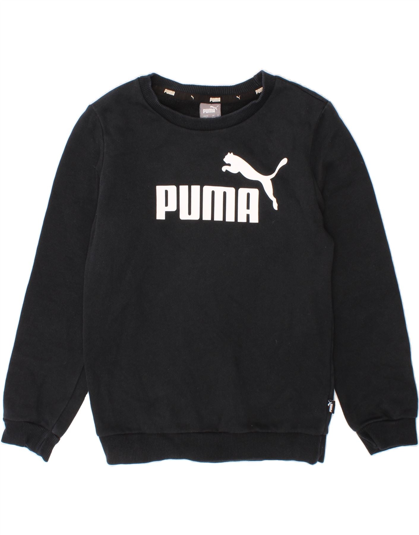 image of PUMA Boys Graphic Sweatshirt Jumper 7-8 Years Black