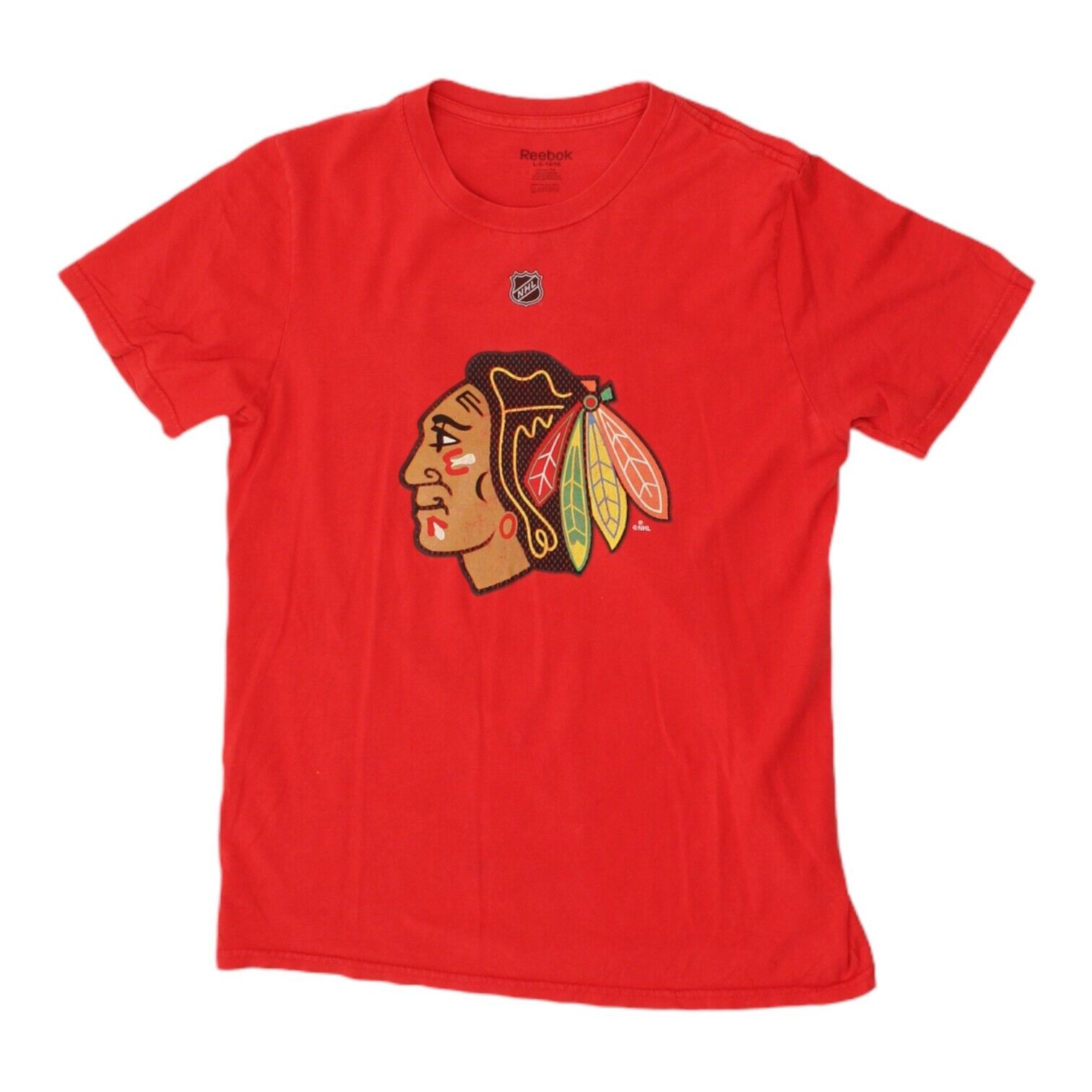 image of Chicago Blackhawks Patrick Kane Boys Red Reebok Tshirt | Casual Ice Hockey NHL
