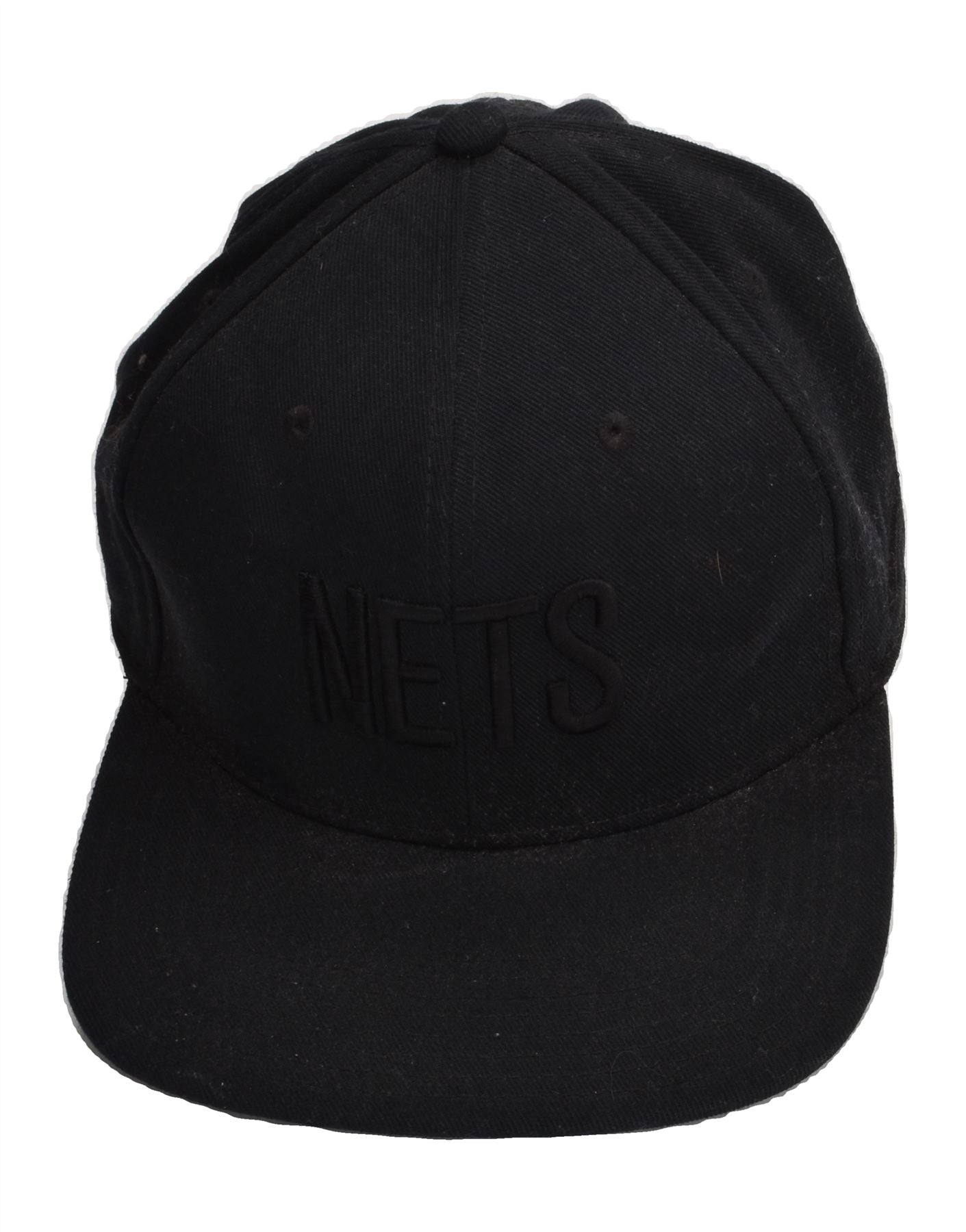 image of NIKE Mens Brooklyn Nets Basketball Snapback Cap One Size Black Polyester